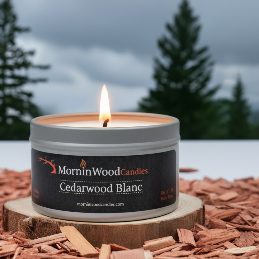 Cedarwood Blanc - Soy Tin Collection