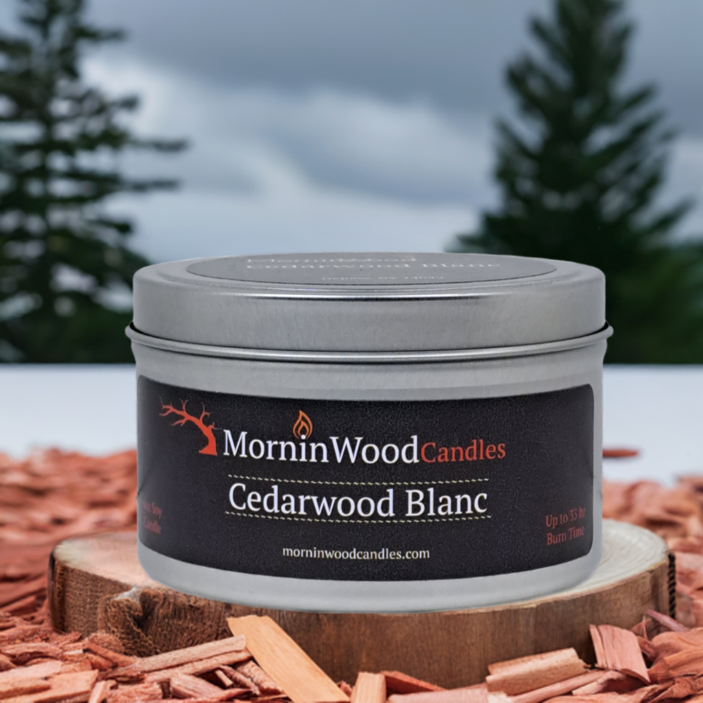 Cedarwood Blanc - Soy Tin Collection