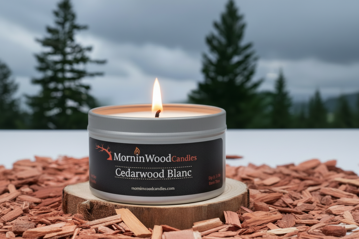 Cedarwood Blanc - Soy Tin Collection