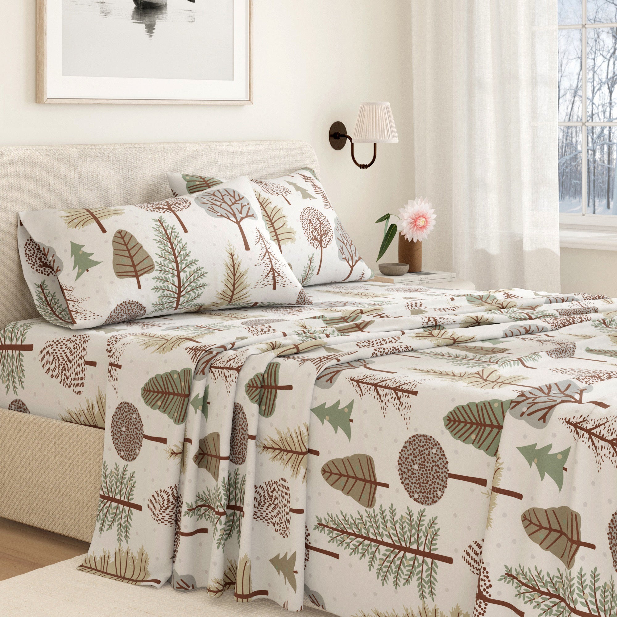 4-Piece Turkish Cotton Flannel Sheet - Stratton Collection