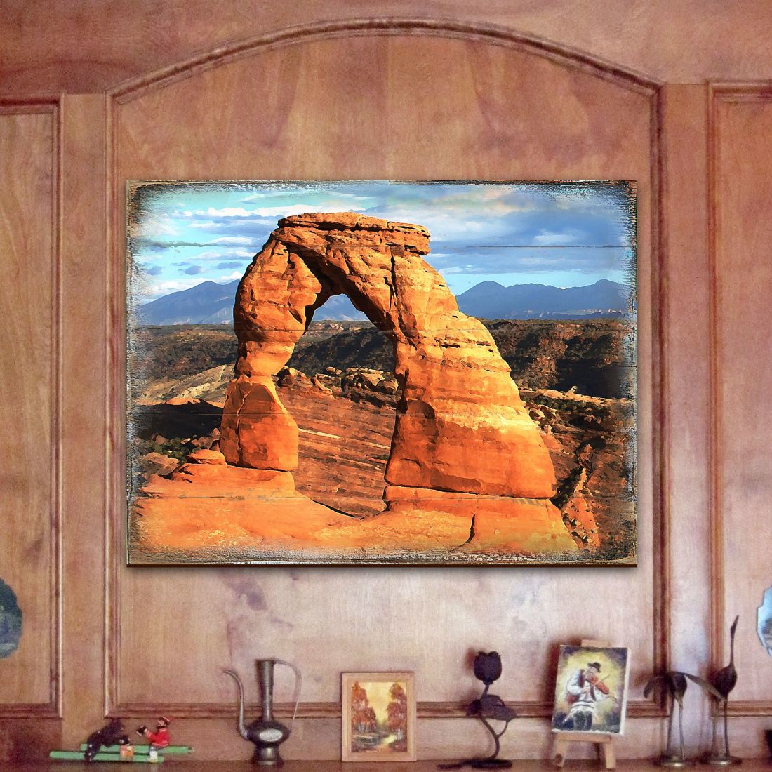 Grand Canyon Art Wooden Wall Art by Nature Wonders - Nature Wildlife Decor  - 95280B