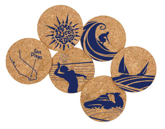 Corkology 400 Home Sweet Earth Cork Coaster Sets