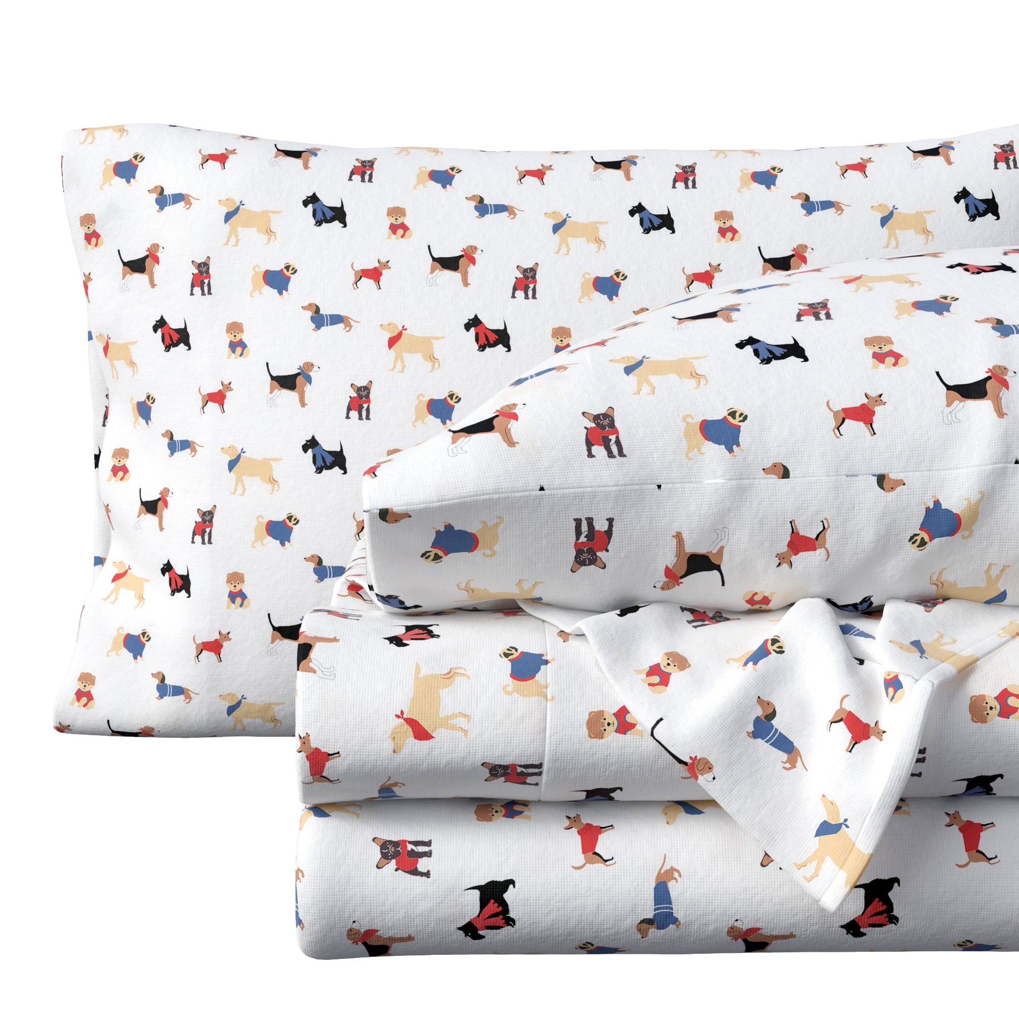 Turkish Cotton Christmas Flannel Sheet - Whittaker Collection