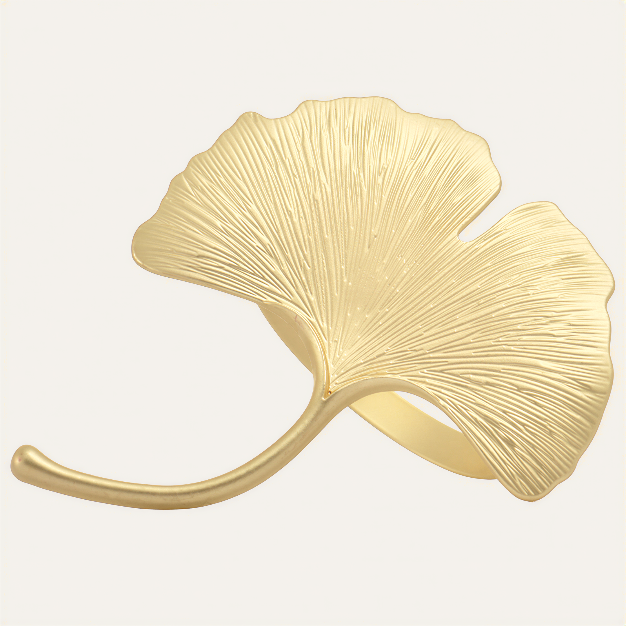 Gold Leaf Napkin Rings – Elegant Leaf Design Rings | Rust Resistant Table Decor Accessories
