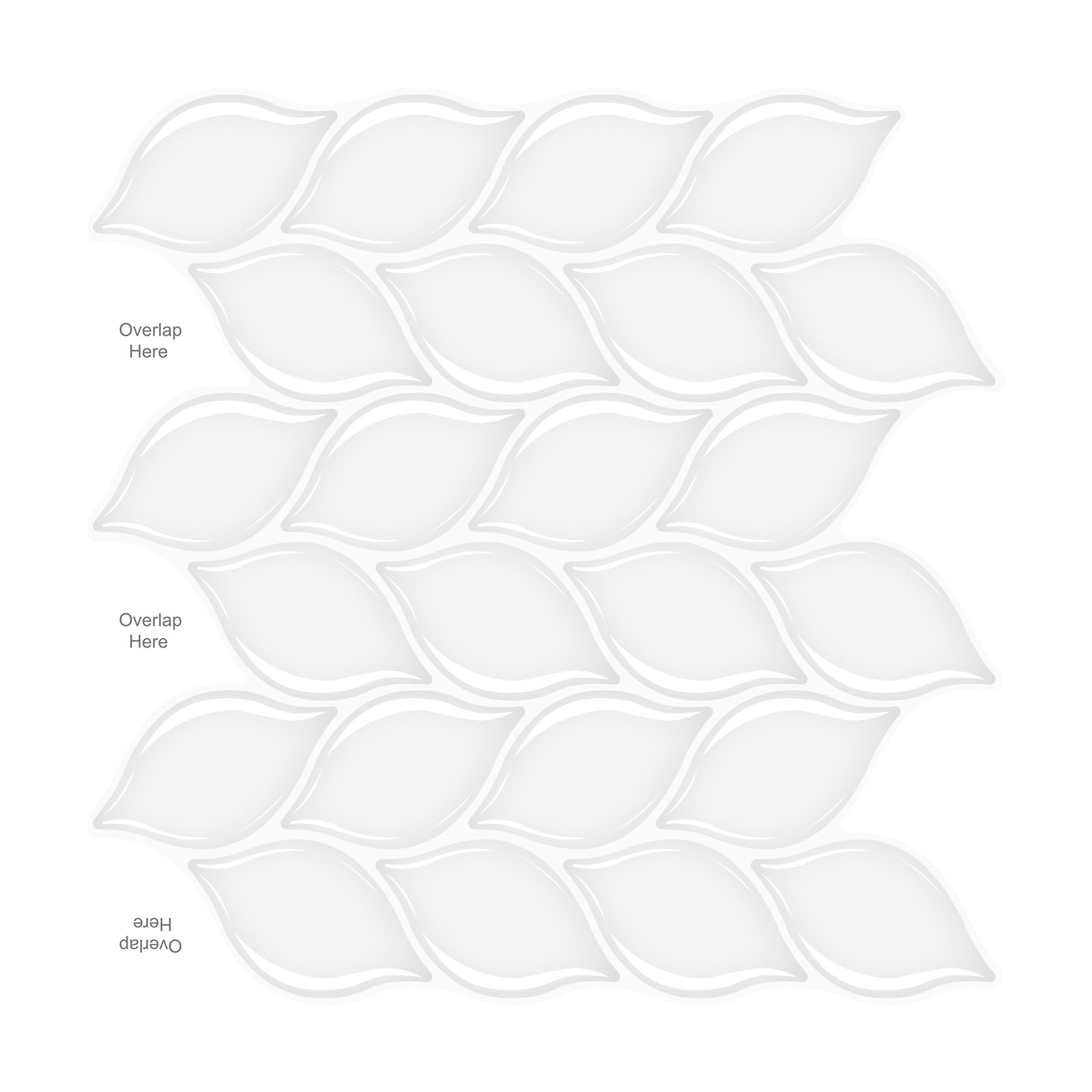 3D Self-adhesive Crystal Epoxy Wall Stickers For Kitchen Decor