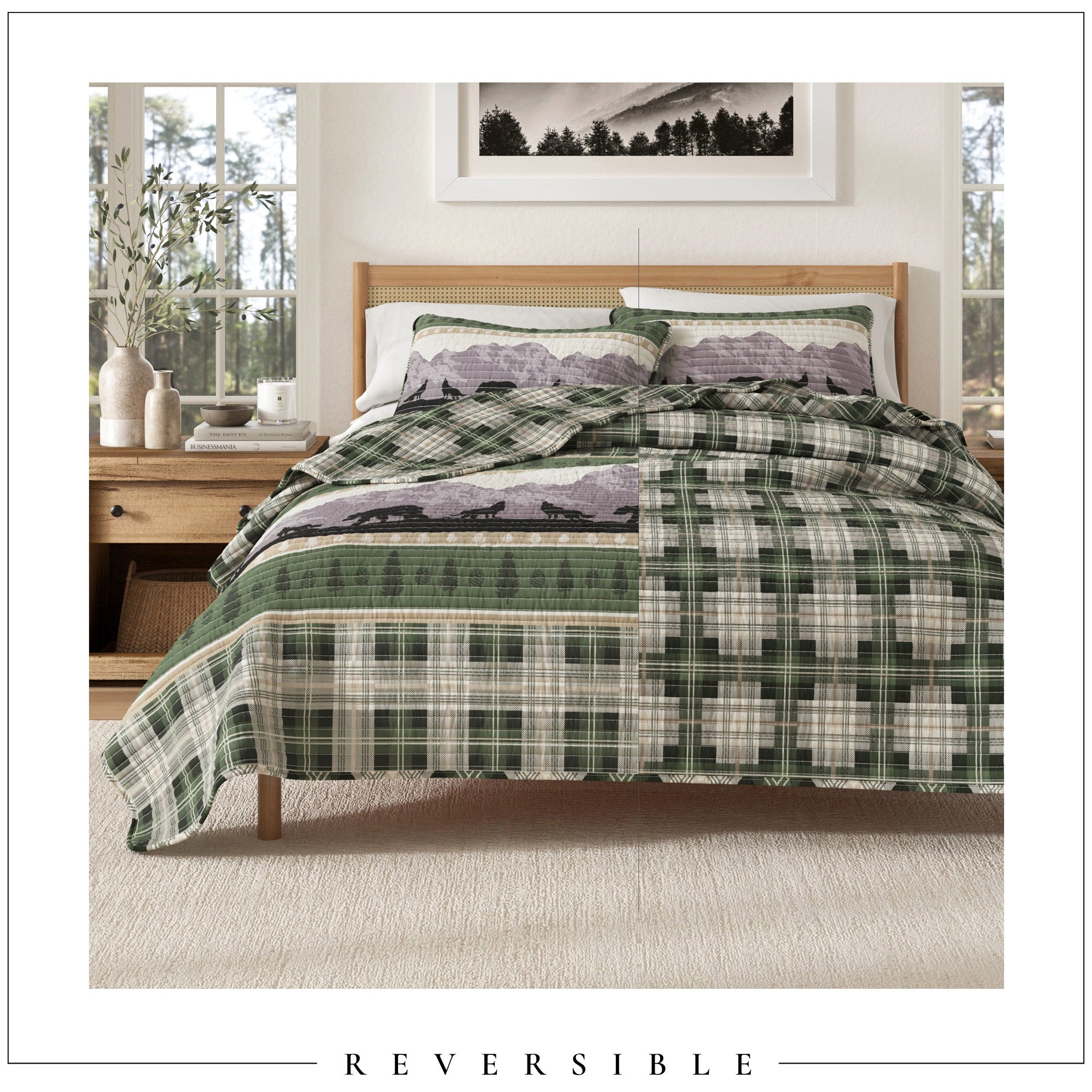 3-Piece Lodge Quilt - Salt Creek Collection