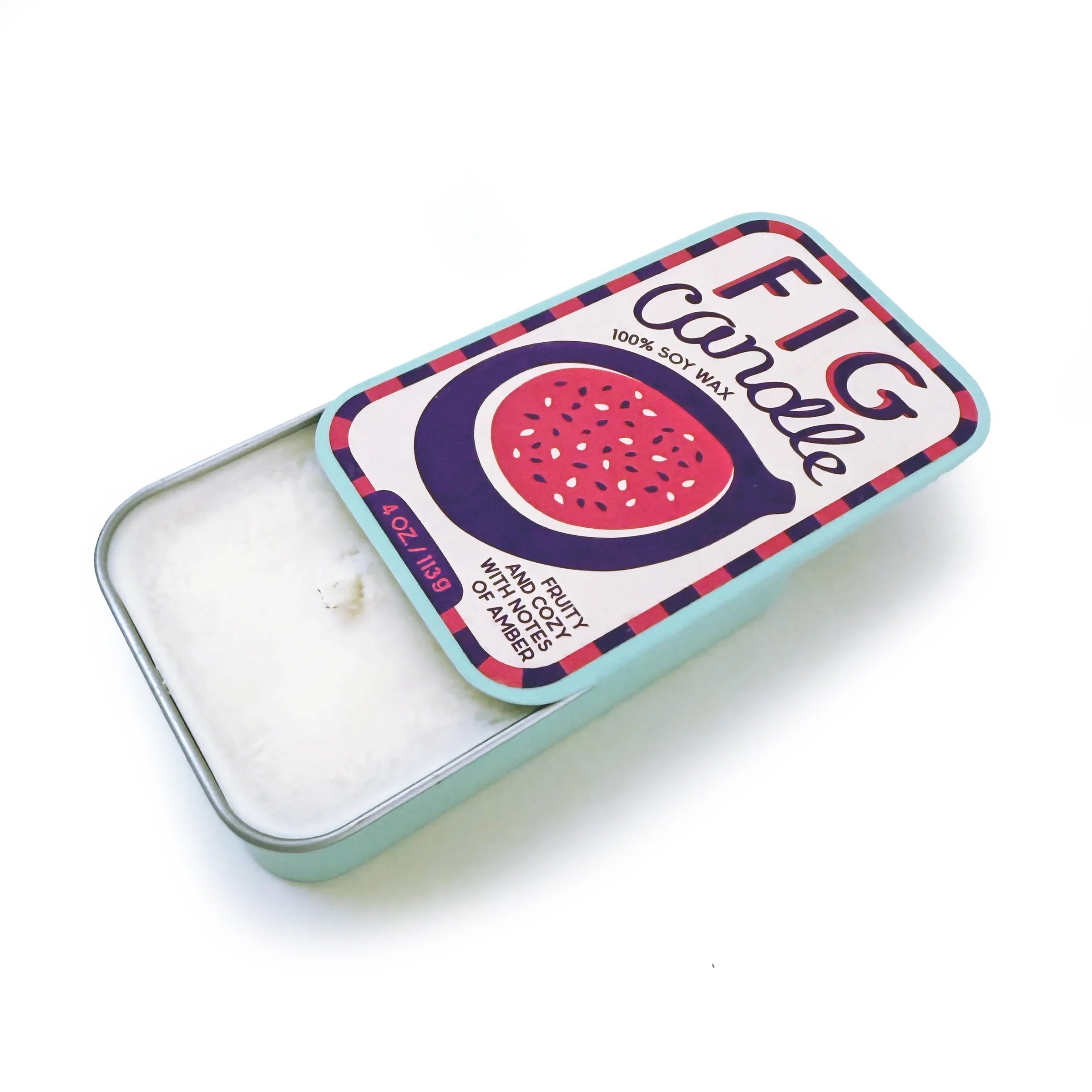 Fig & Amber Sardine Tin Soy Candle