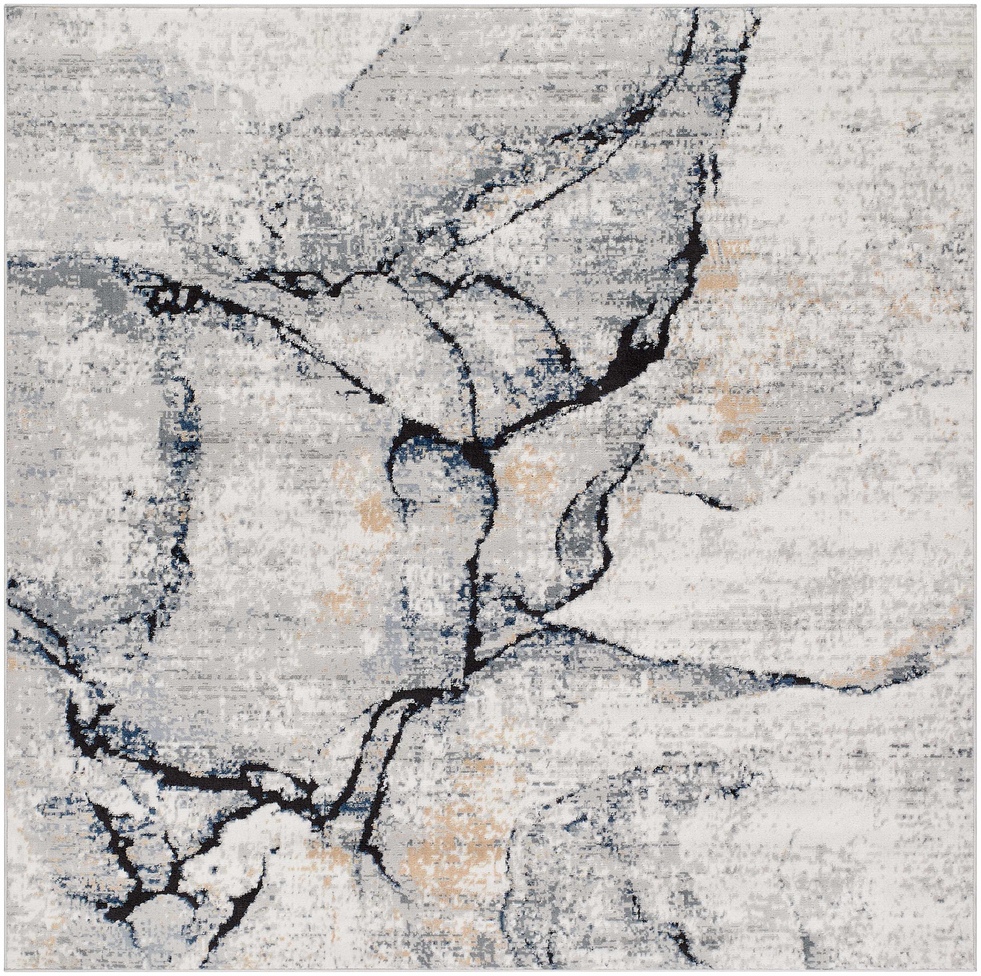 Fremantle Gray Marble Rug