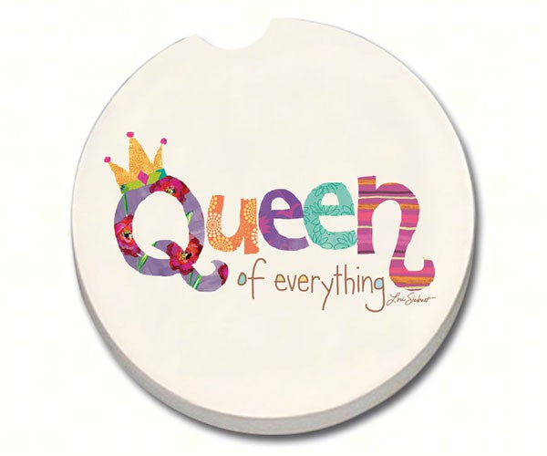Counter Art CART10894 Queen of Everything Car Coaster