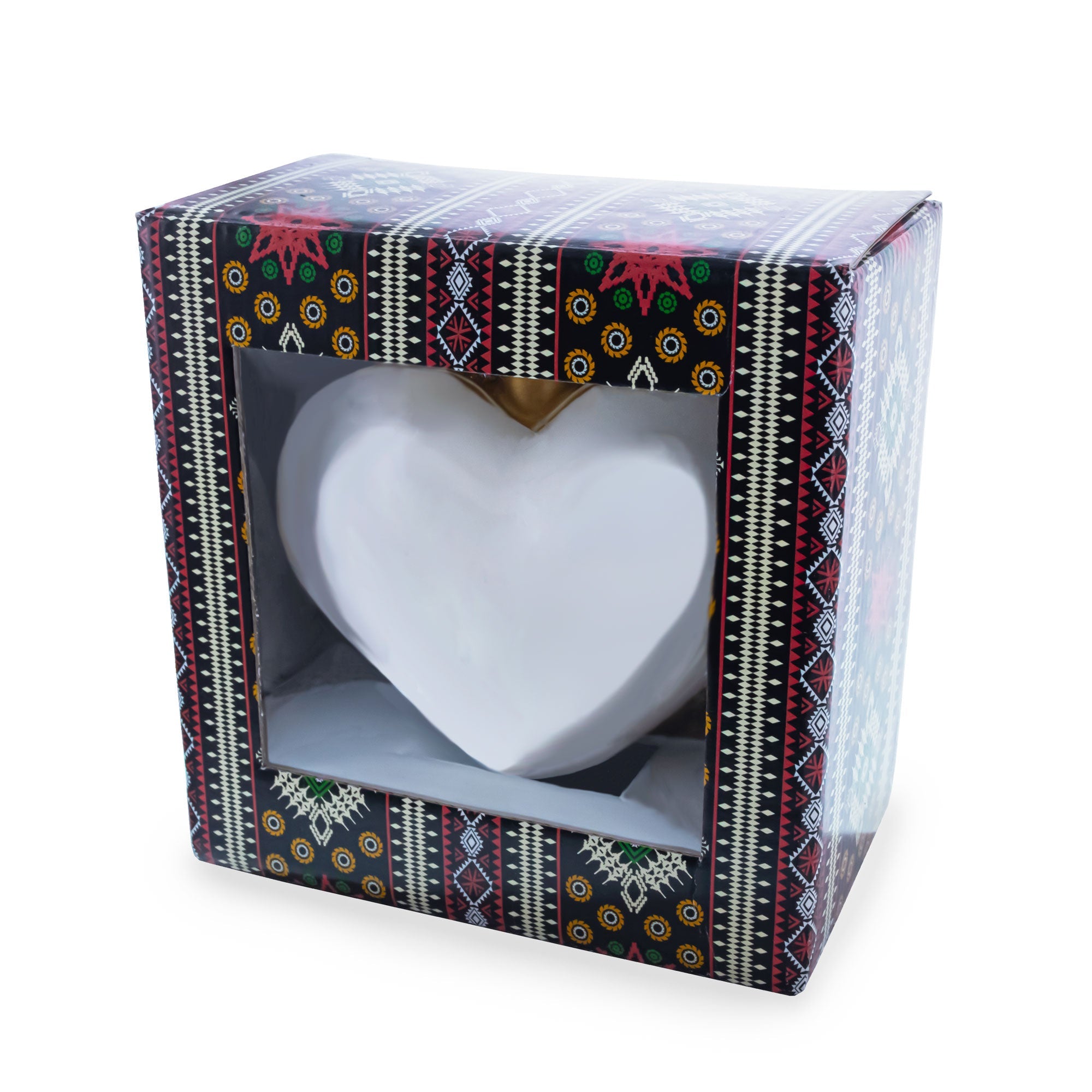 Pastel Rose Garden Heart Glass Ornament
