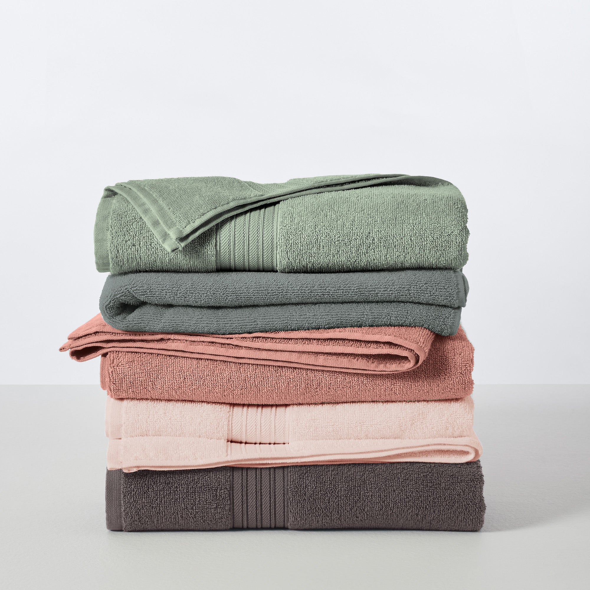 Cotton Terry Bath Towel Set - Cooper Collection