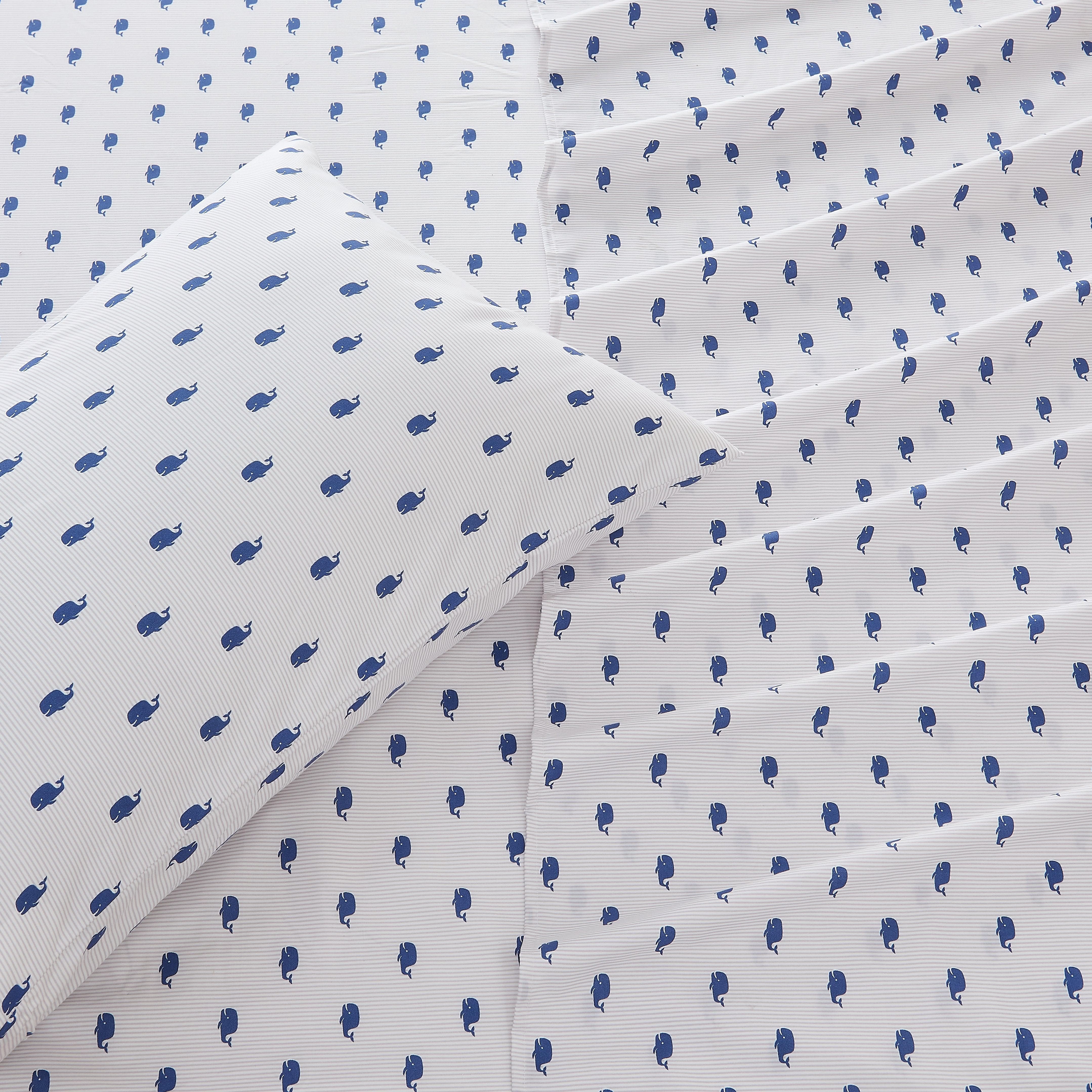 4-Piece Coastal Microfiber Sheet Set - Nantucket Collection