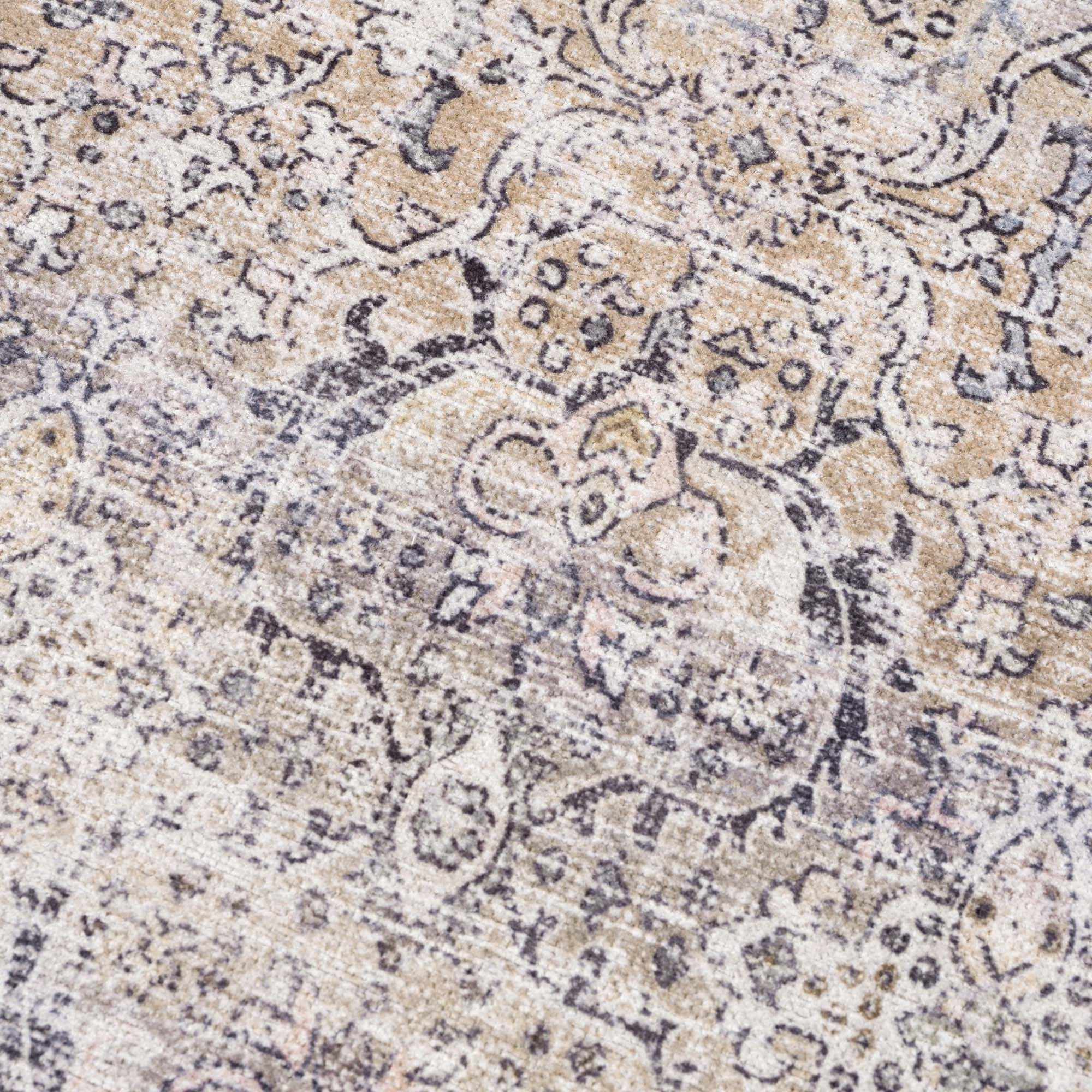 Olive Holi-2304 Washable Runner Rug