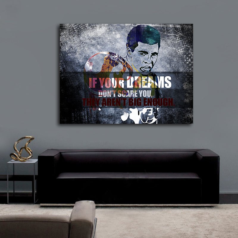 If Your Dreams Don't Scare You They Aren't Big Enough Canvas Wall Art