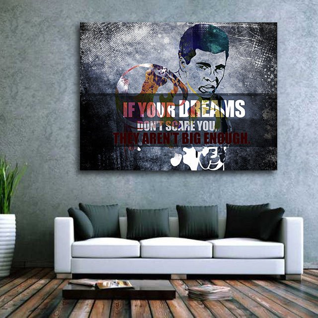 If Your Dreams Don't Scare You They Aren't Big Enough Canvas Wall Art