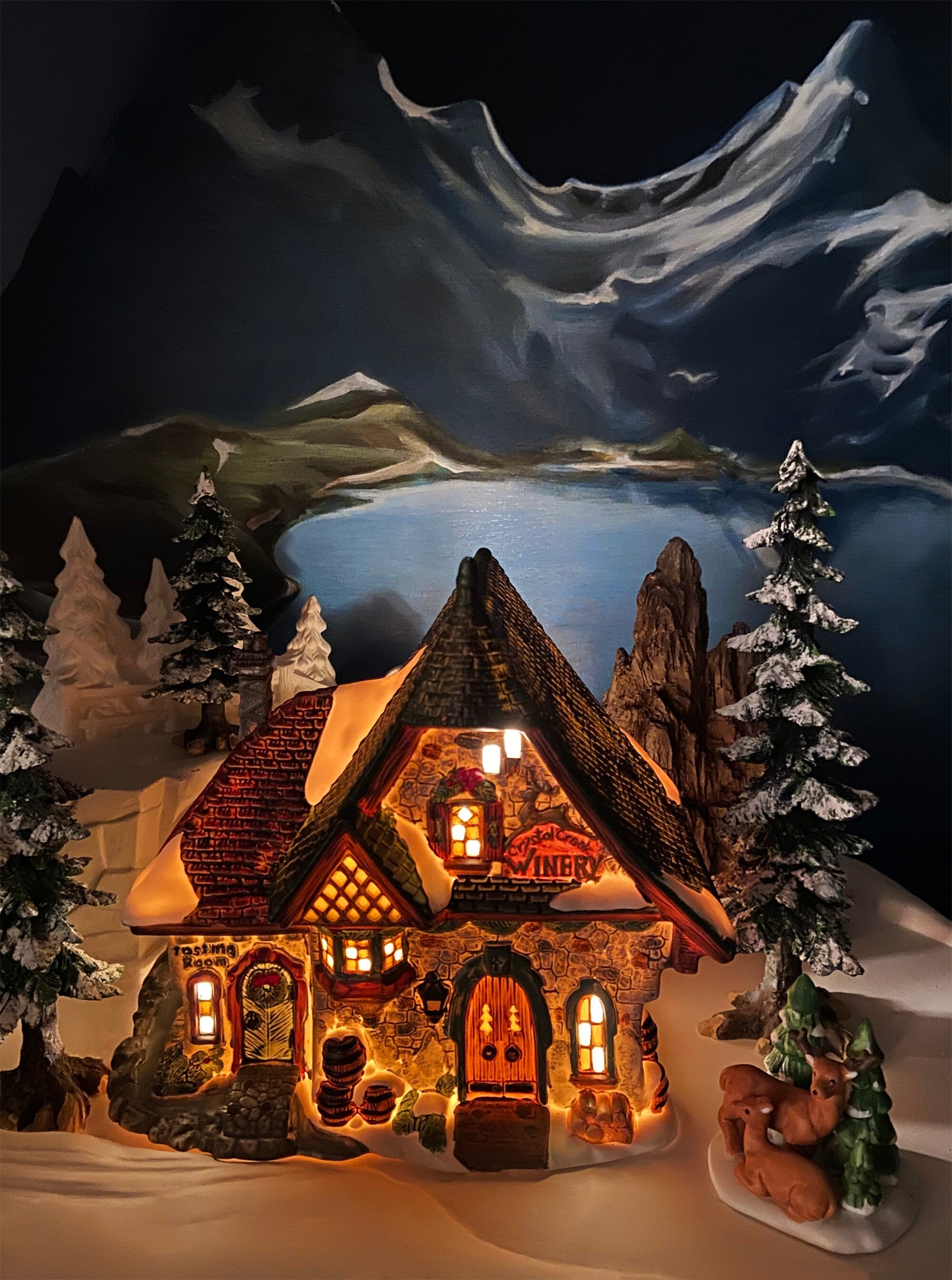 Christmas Village Accessories by Department 56.  Town Square Gazebo with Intricate Detail.