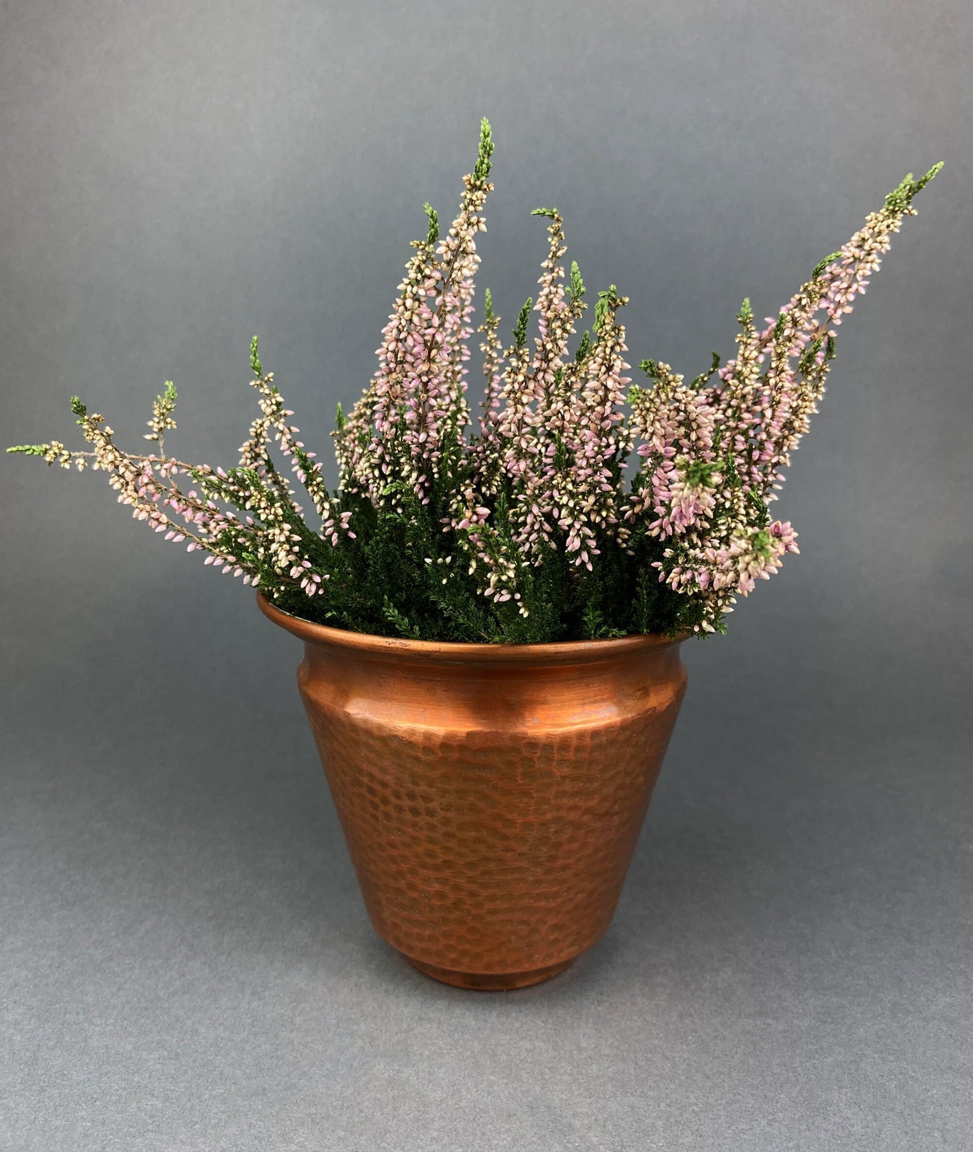 Milk Glass Planter or Vase. Vintage White Flower Pot with Ribbed Pattern and Pinched Rim. Window Sill Herbal Garden.