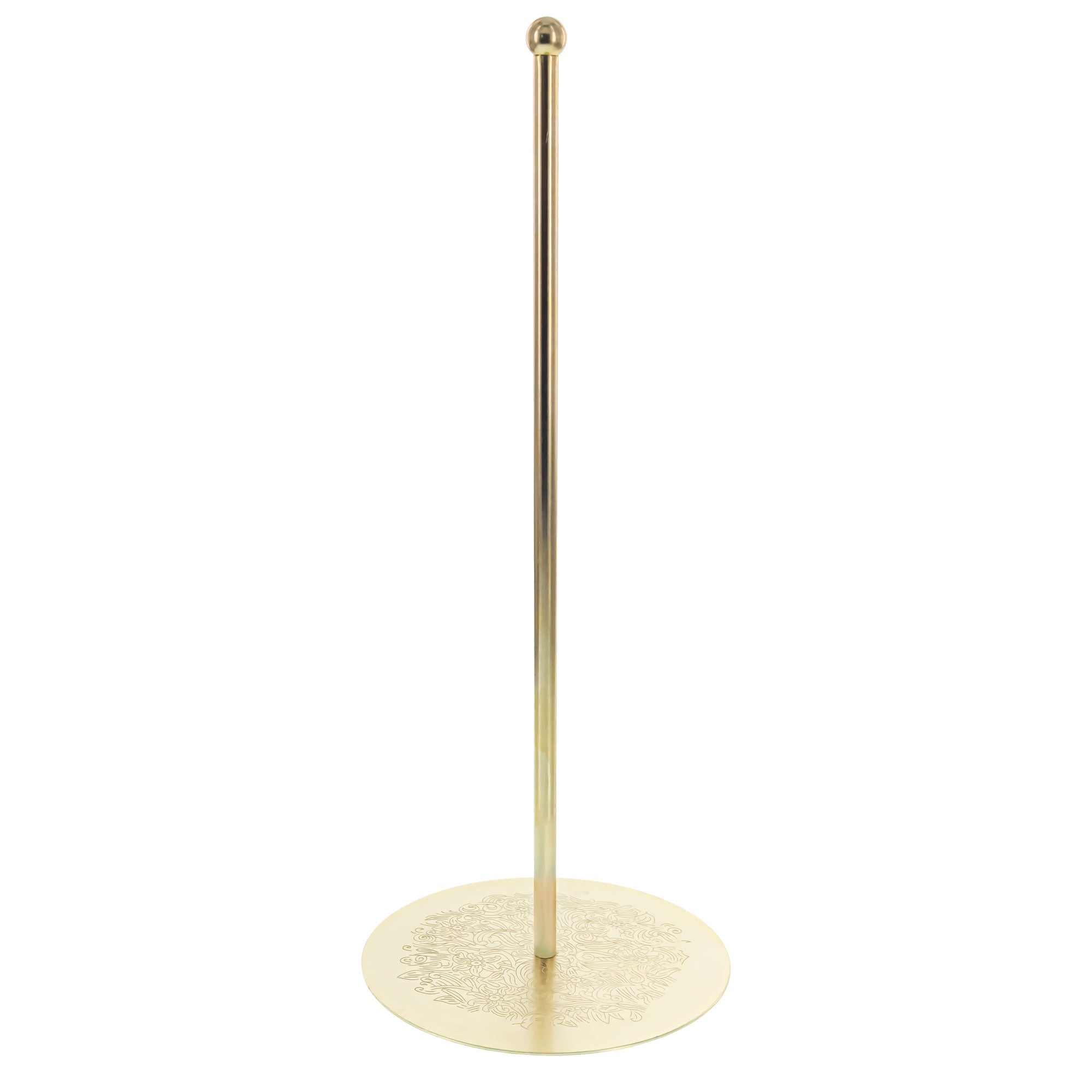 Ornate Gold Metal Rod Tree Topper Stand Display Stand 10 Inches (Taiwan)