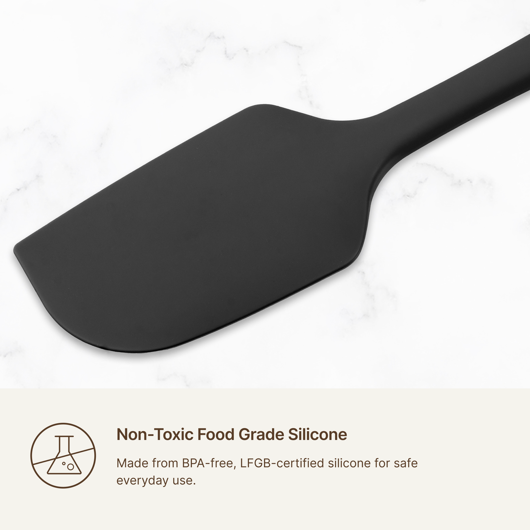 Elihome 3 Piece Silicone Spatula Set