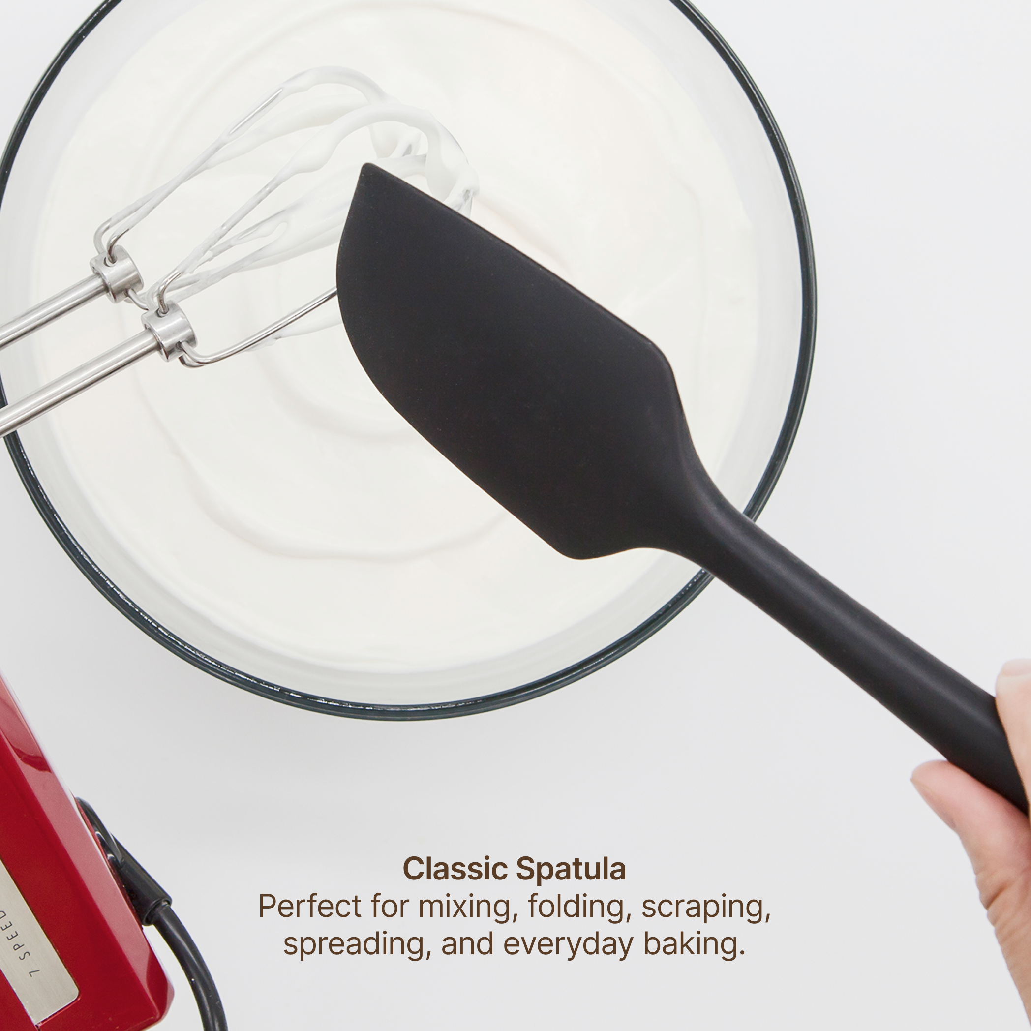 Elihome 6 Piece Silicone Spatula Set