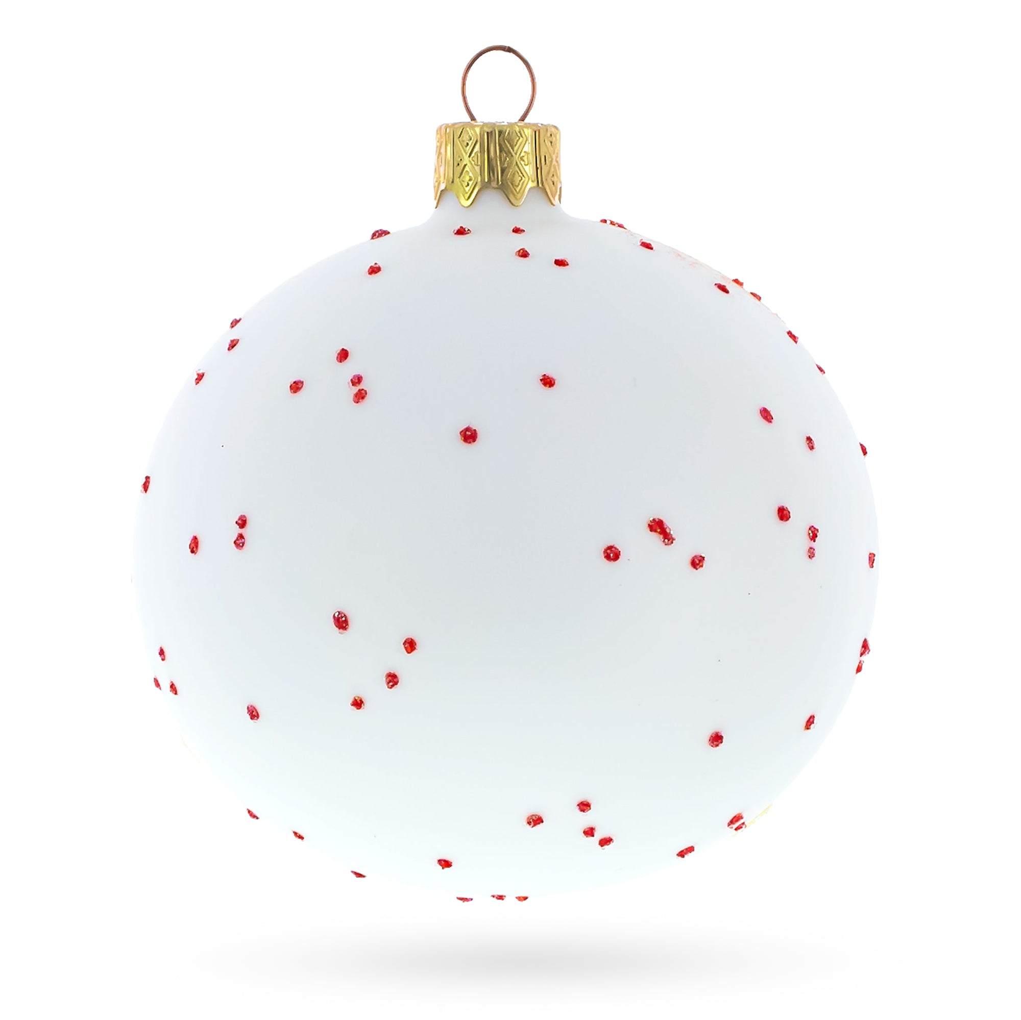 Proposal 'Will You Marry Me?' Glass Ball Christmas Ornament 4 Inches