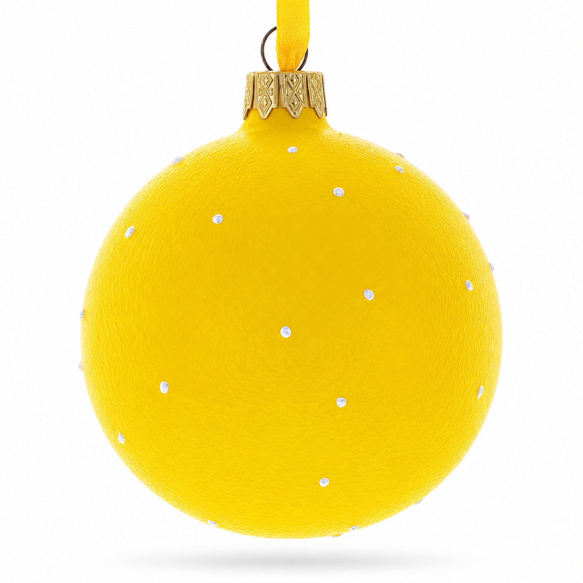 Indulging in Delight Savoring Delicious Food Glass Ball Christmas Ornament 3.25 Inches