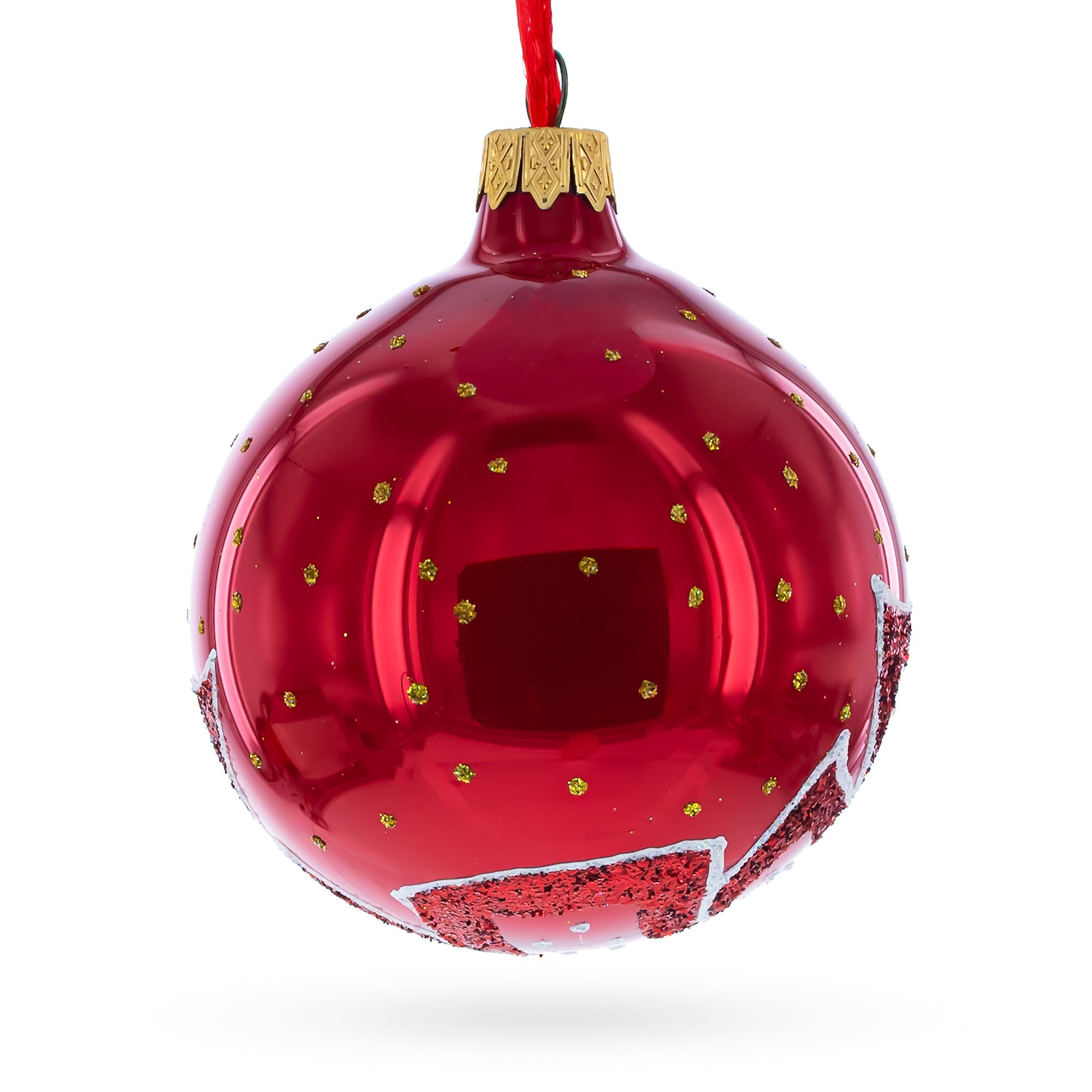 Flower Girl Glass Christmas Ornament 3.25 Inches
