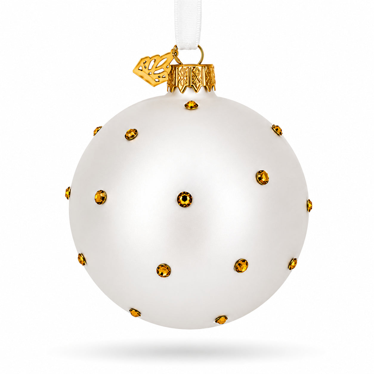 1887 'Sunflowers' by Vincent Van Gogh Glass Ball Christmas Ornament 4 Inches