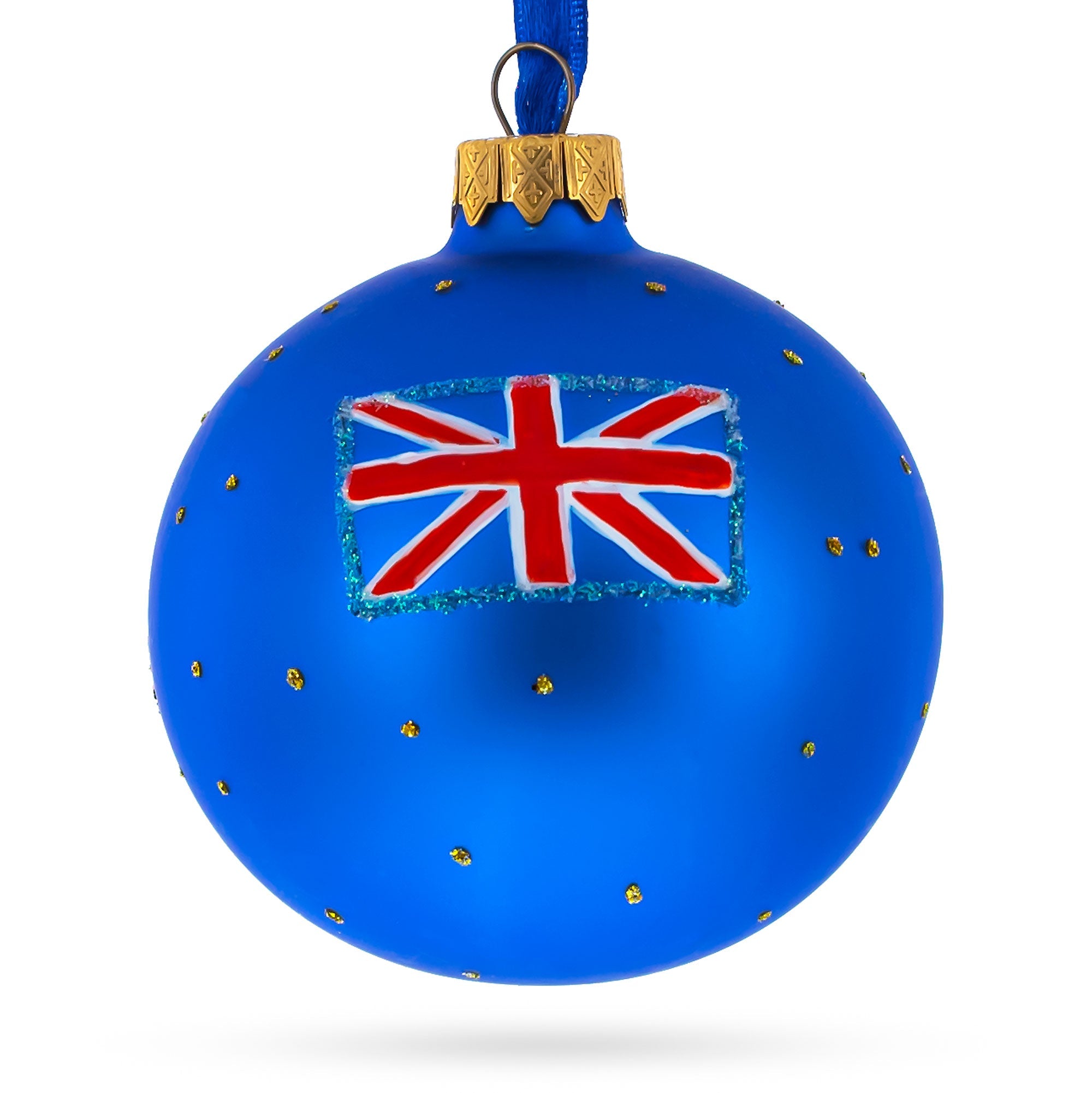 London Eye, United Kingdom Glass Christmas Ornament 3.25 Inches
