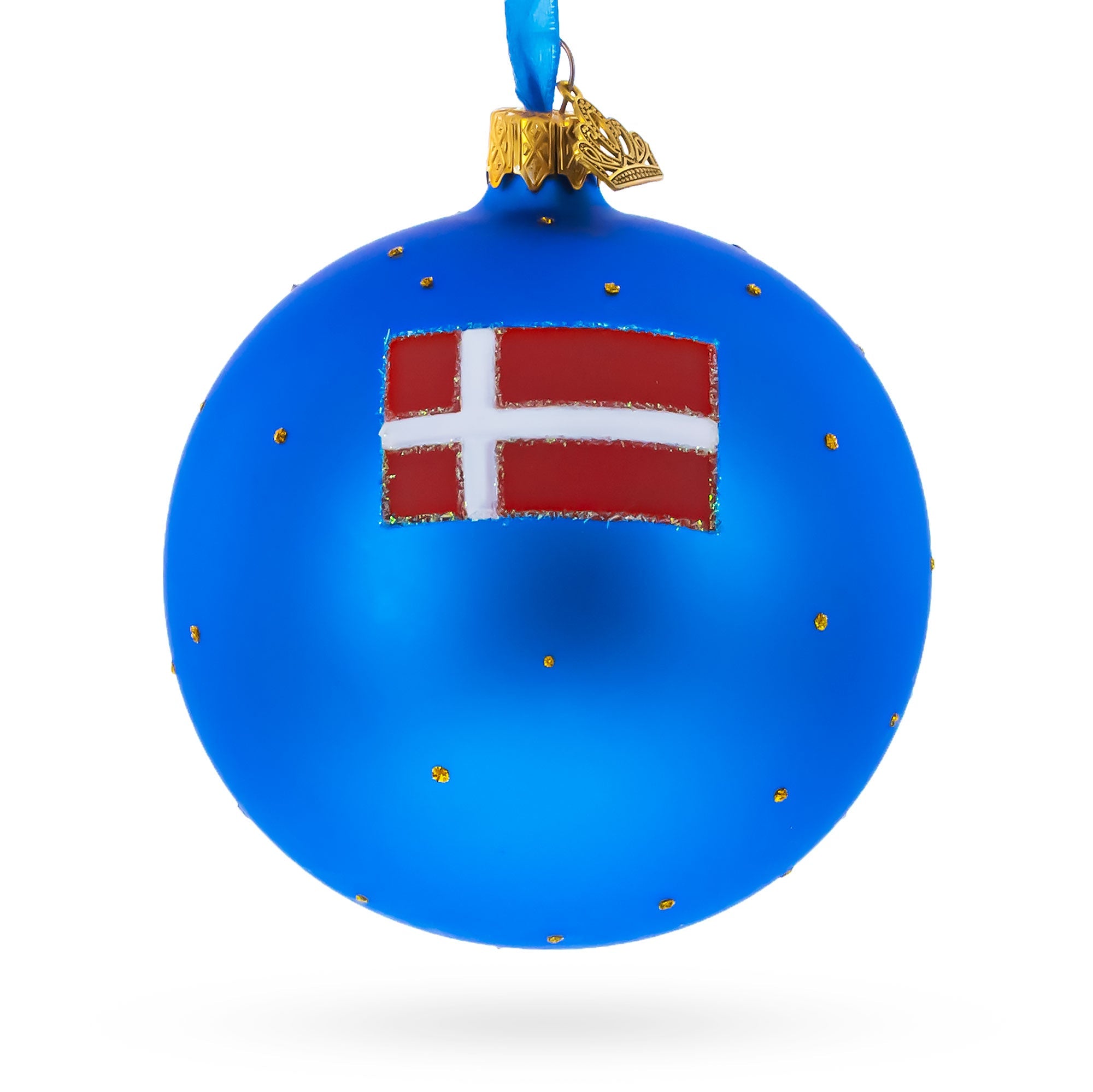Nyhavn & Tivoli Gardens, Copenhagen, Denmark Glass Ball Christmas Ornament 4 Inches