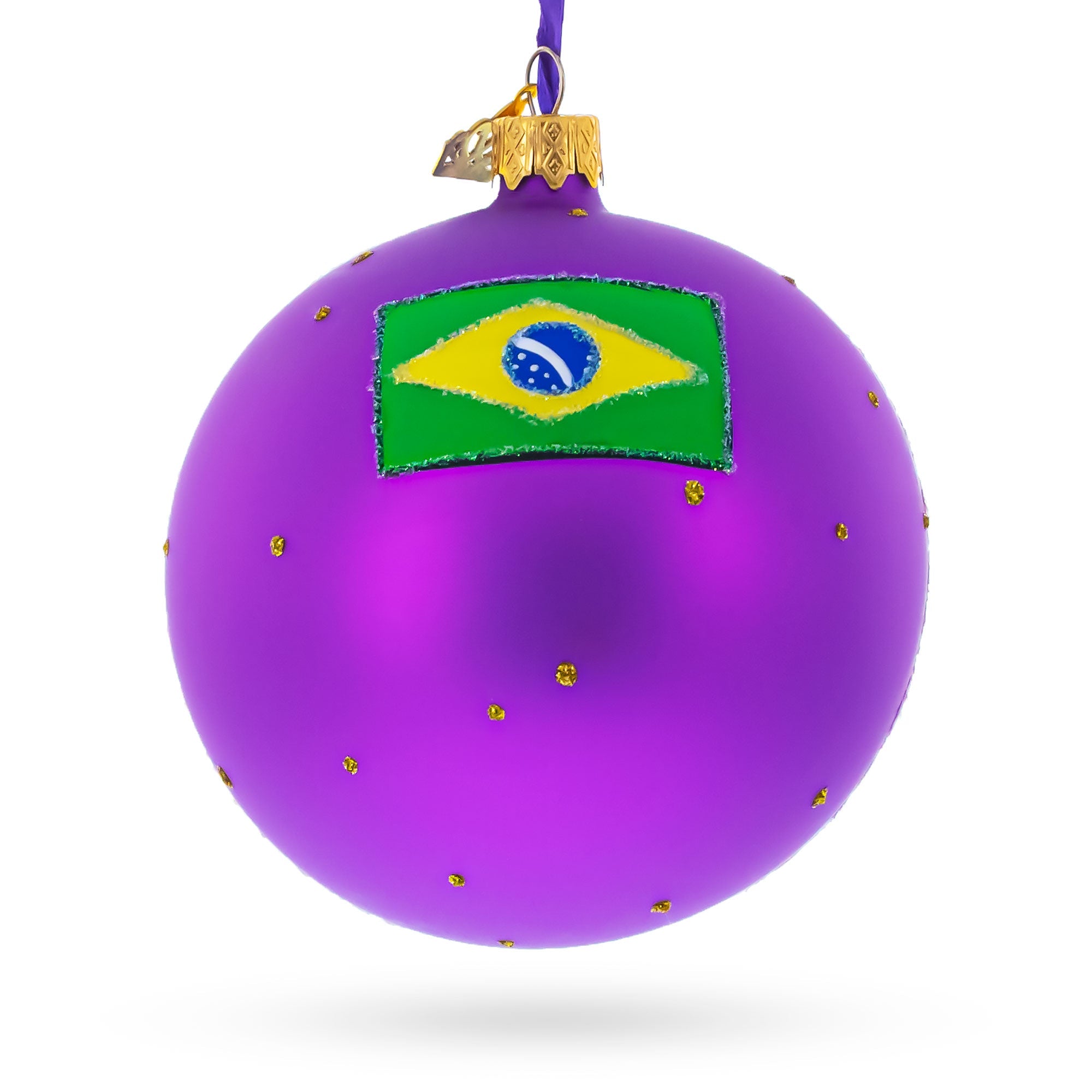 Parque Ibirapuera, Sao Paulo,  Brazil Glass Ball Christmas Ornament 4 Inches