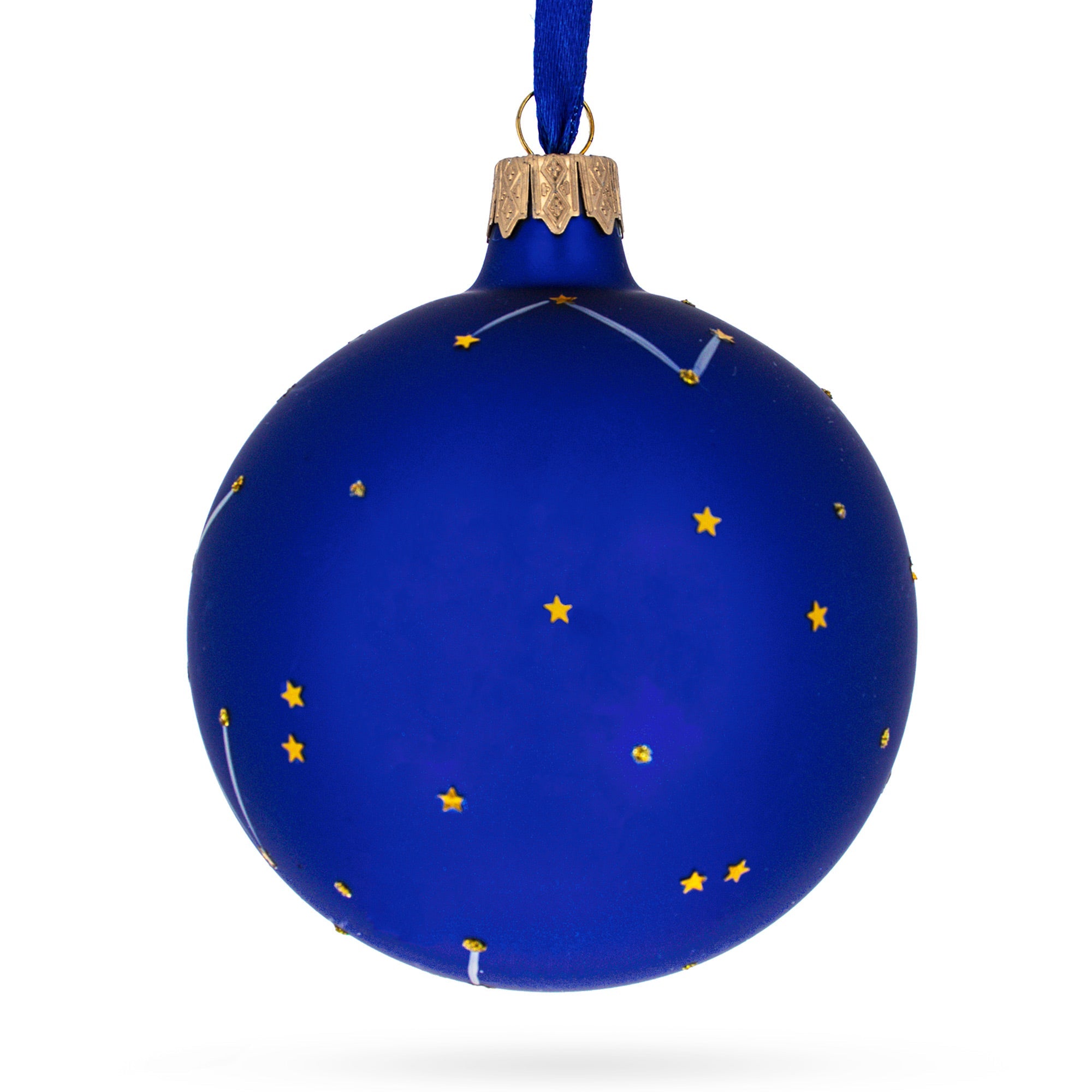 Sagittarius Zodiac Horoscope Sign Glass Ball Christmas Ornament 3.25 Inches