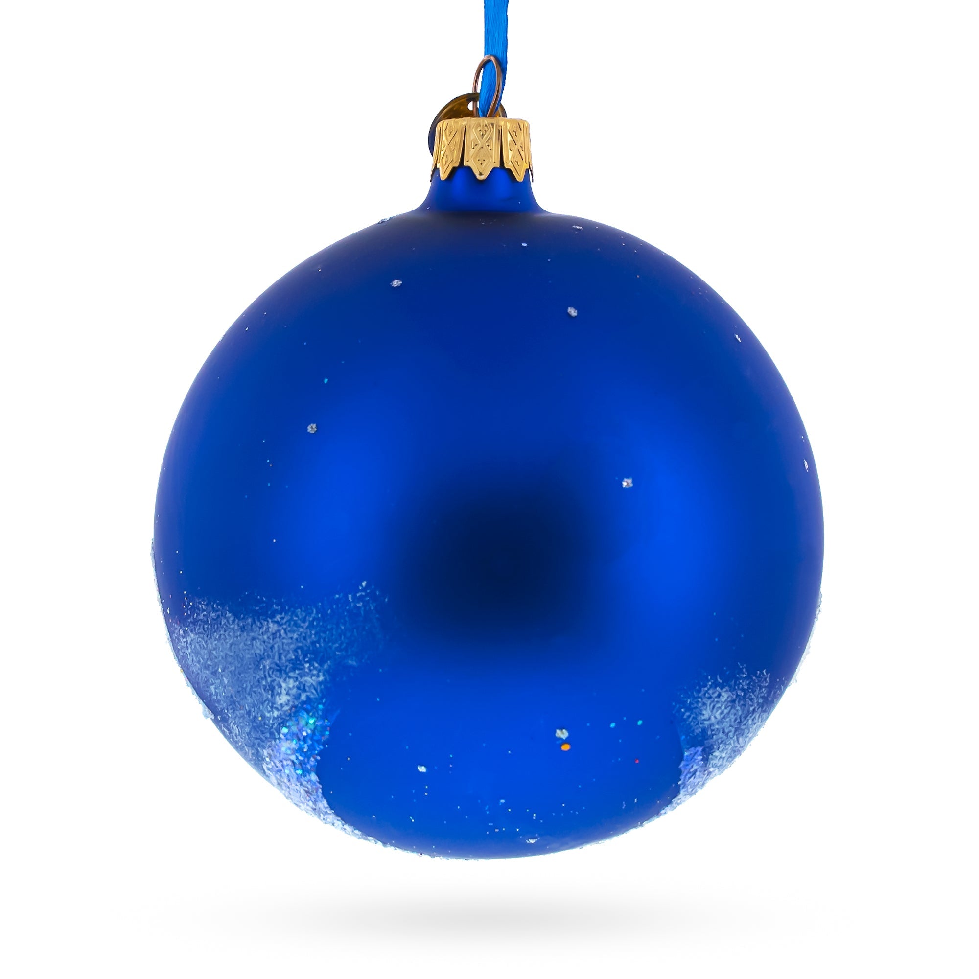 Colorful Kayaks Glass Ball Christmas Ornament 4 Inches