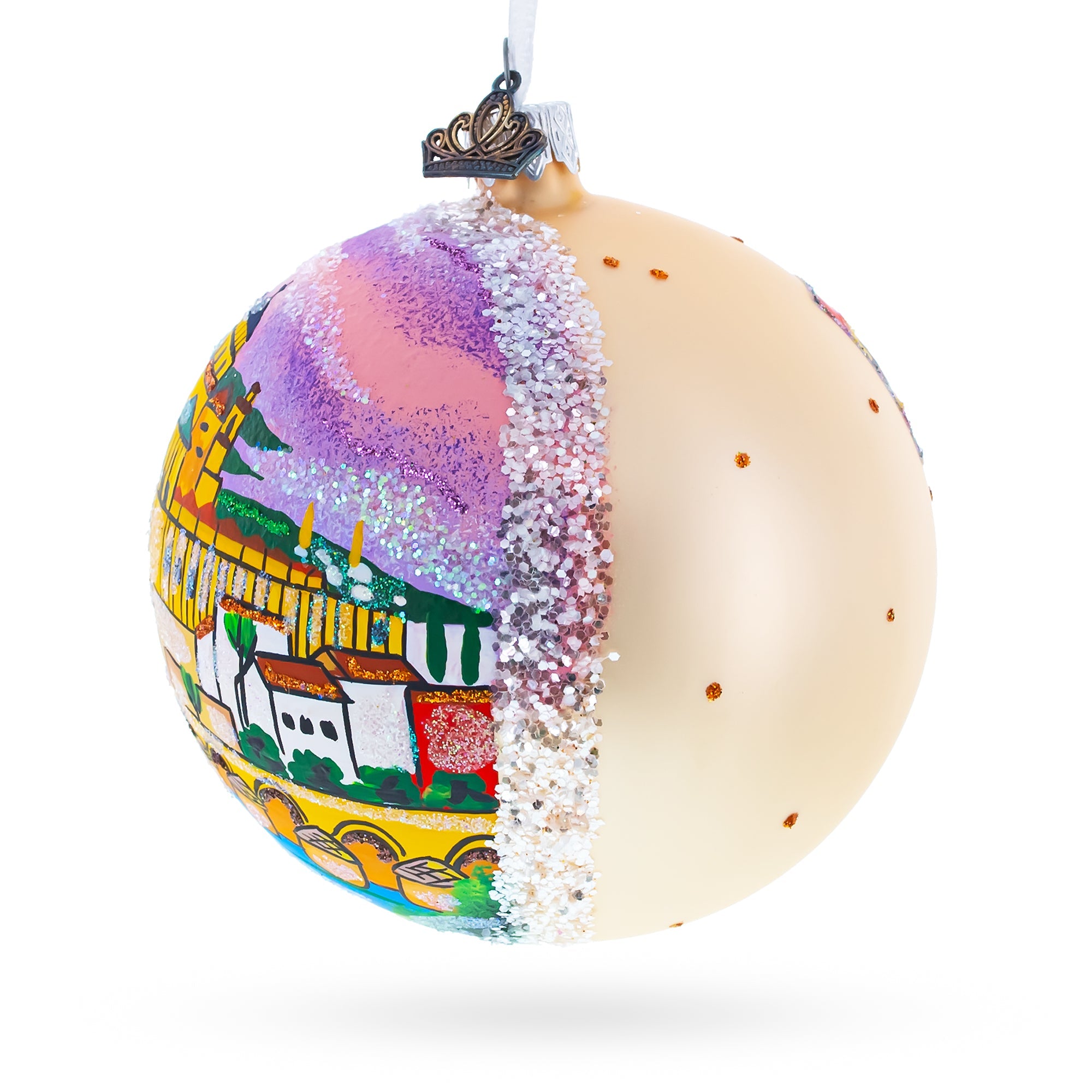 Mosque of Cordoba, Spain Glass Ball Christmas Ornament 4 Inches