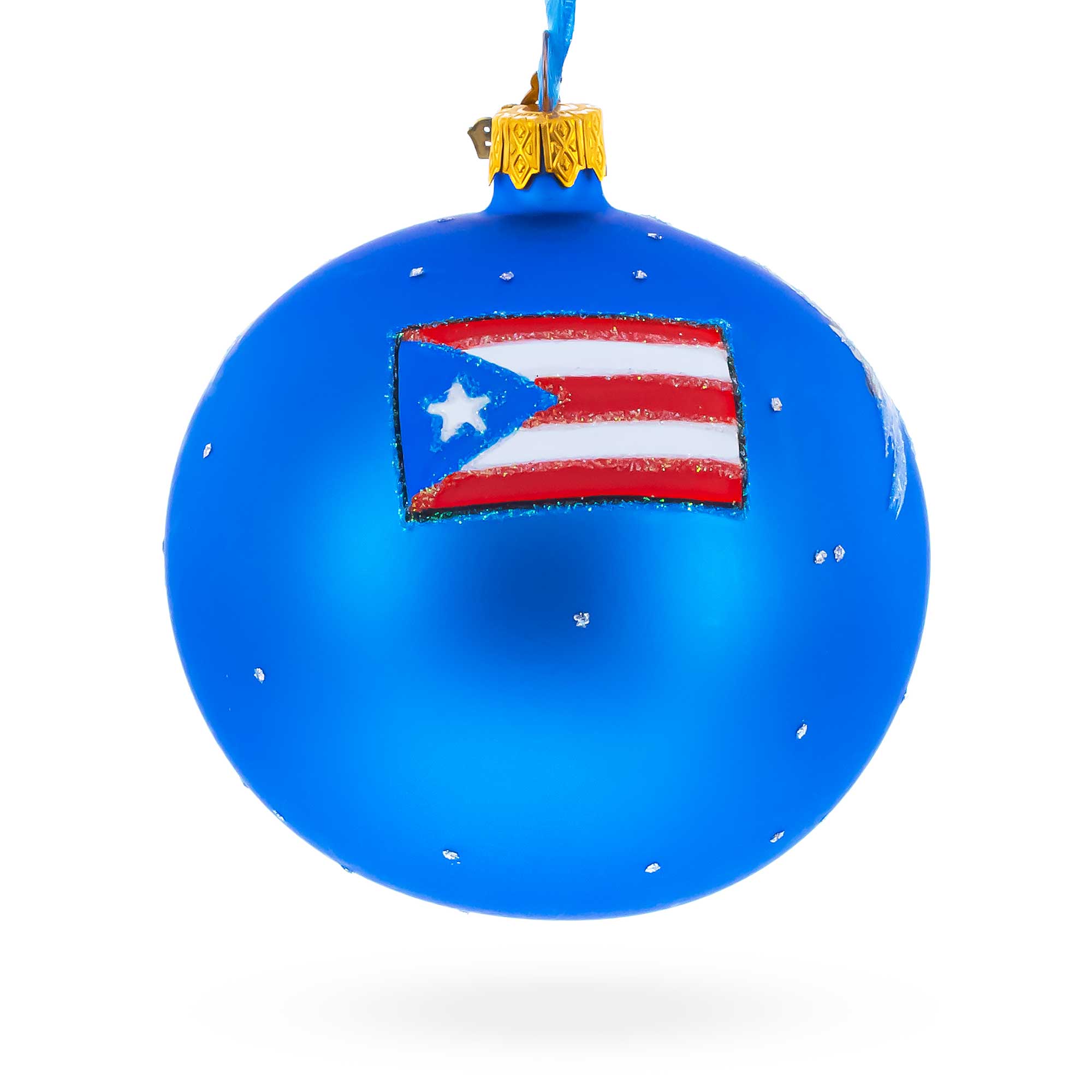 Castillo San Felipe del Morro, San Juan, Puerto Rico Glass Ball Christmas Ornament 4 Inches