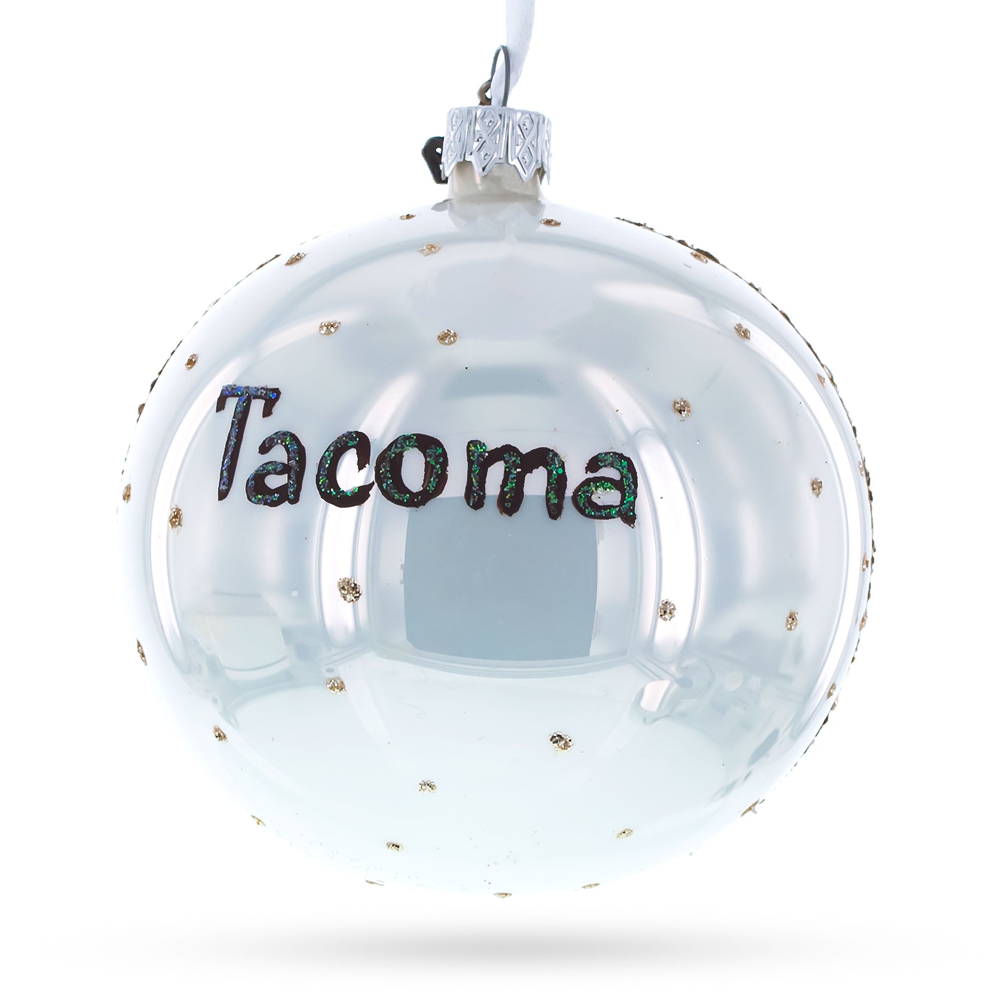 LeMay America's Car Museum, Tacoma, Washington Glass Ball Christmas Ornament 4 Inches