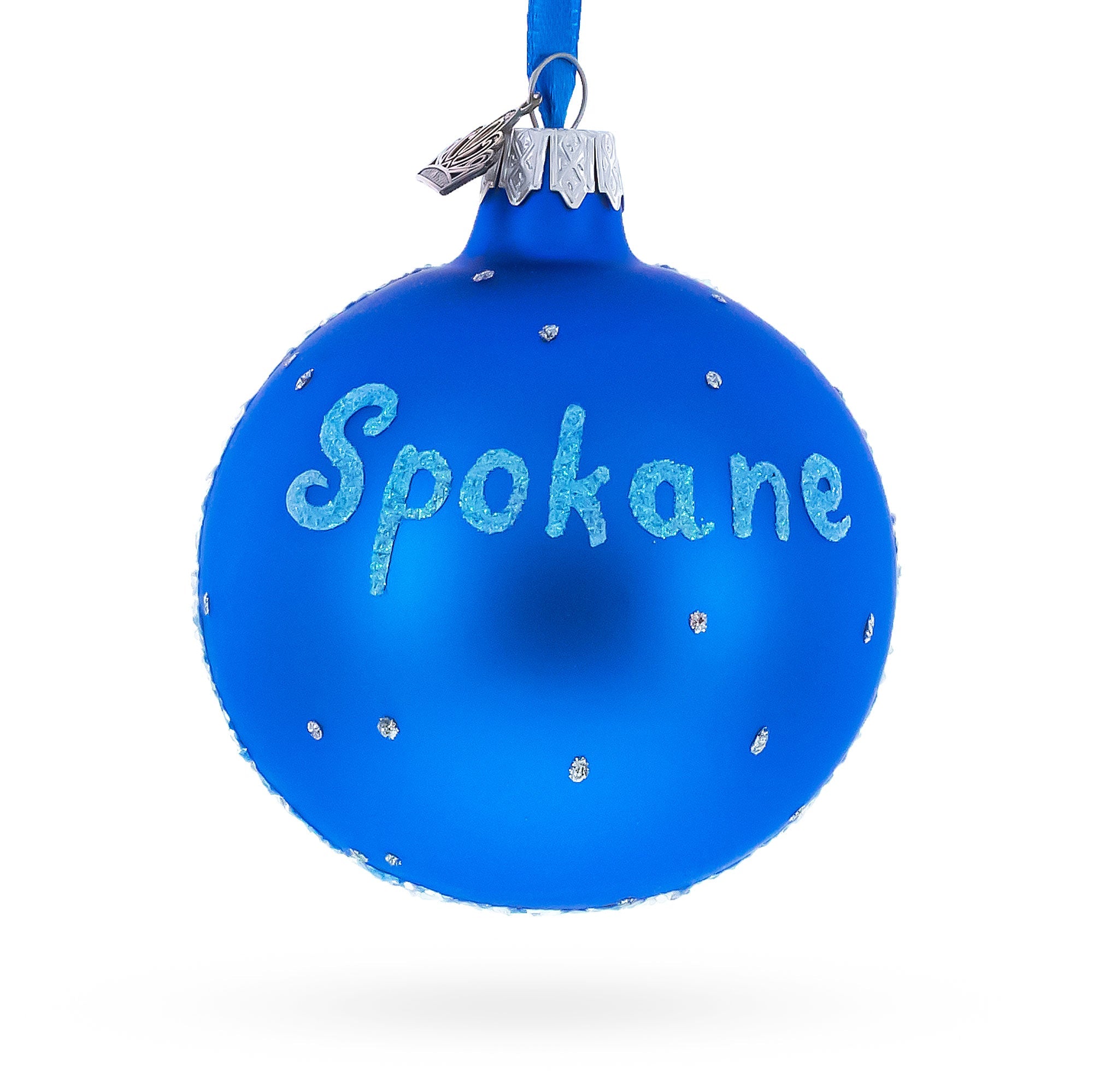 Manito Park, Spokane, Washington Glass Ball Christmas Ornament 3.25 Inches