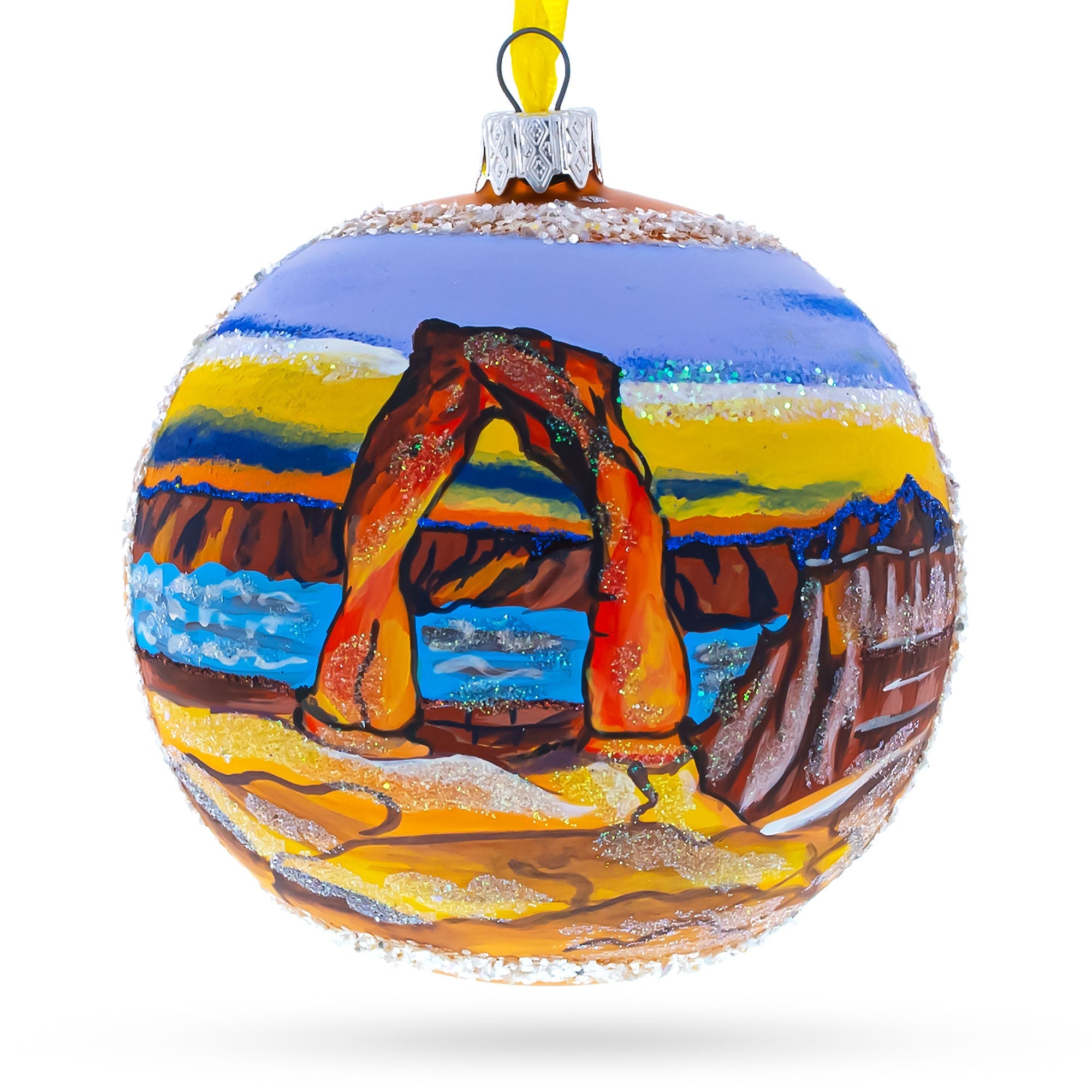 Arches National Park, Utah Glass Ball Christmas Ornament 4 Inches