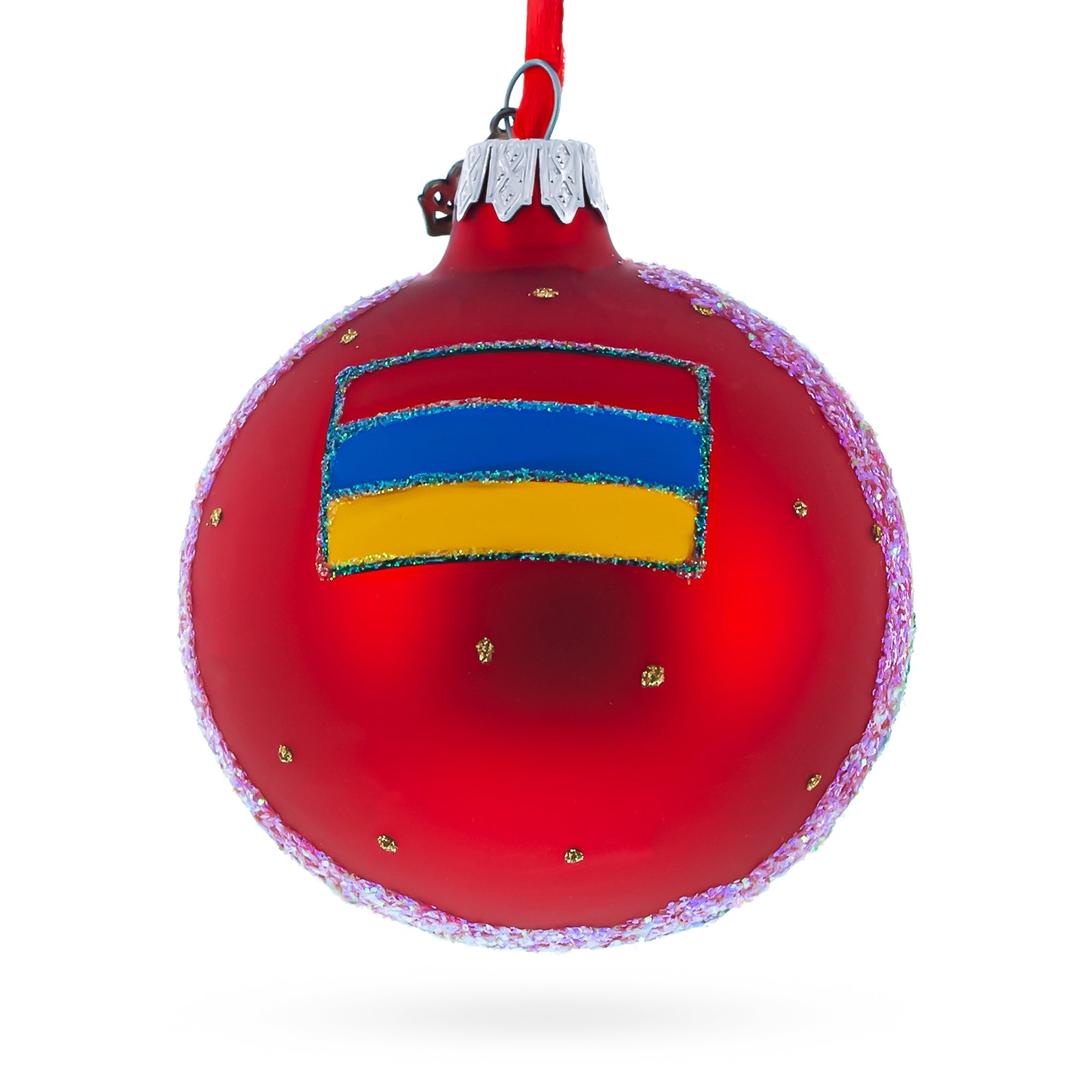 Cascade Monument Ornament Yerevan, Armenia Glass Ball Christmas Ornament 3.25 Inches