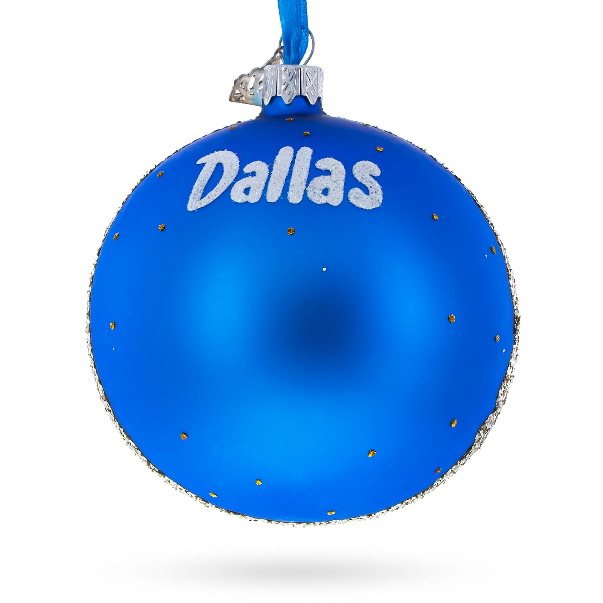 The Sixth Floor Museum at Dealey Plaza, Dallas, Texas Glass Ball Christmas Ornament