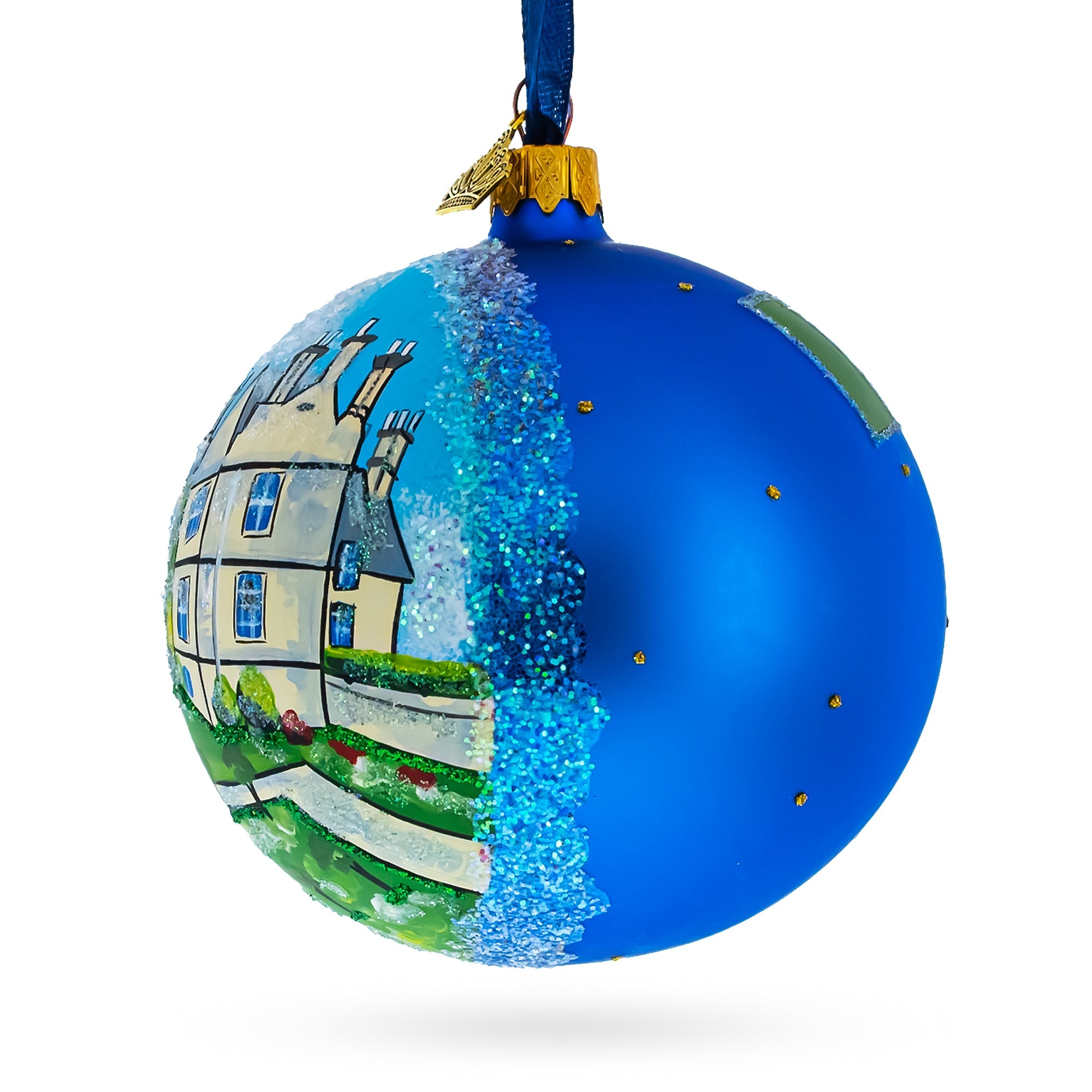 Muckross House, Gardens & Traditional Farms, Kerry, Ireland Glass Ball Christmas Ornament 4 Inches