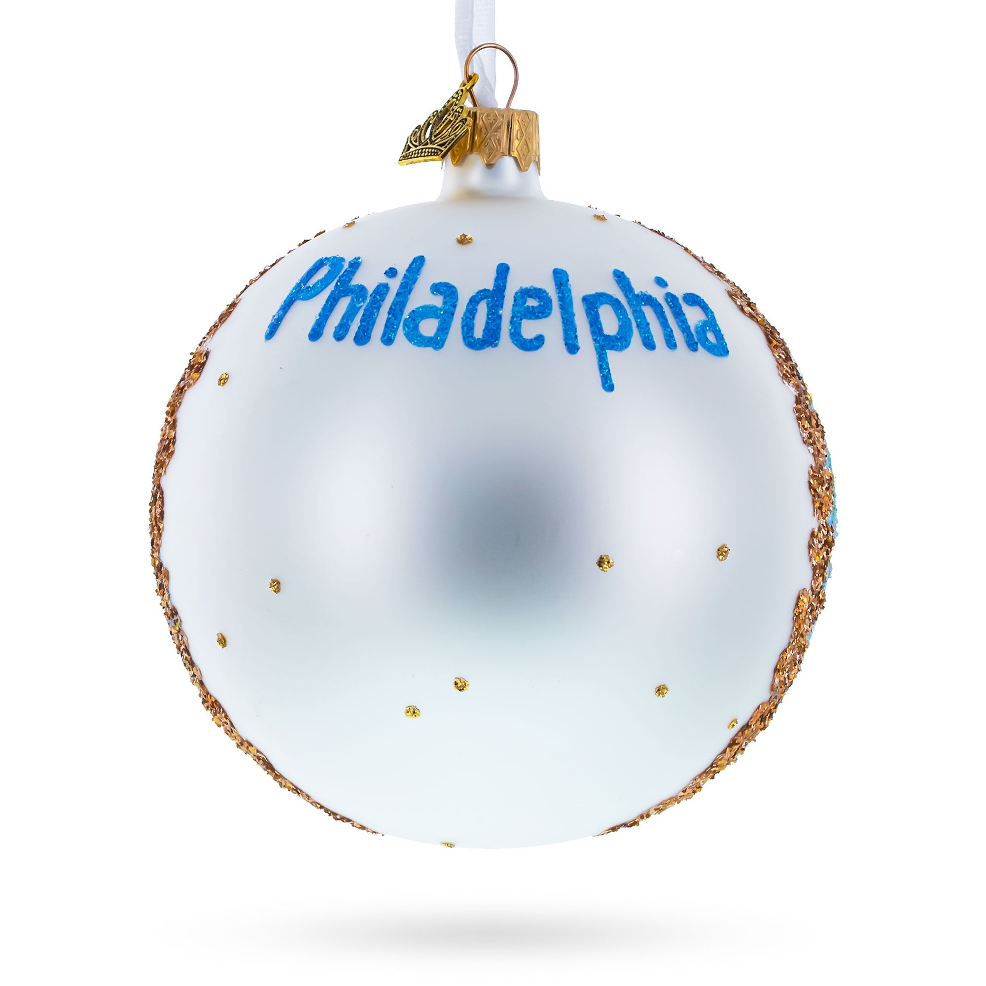Independence Hall, Philadelphia, Pennsylvania Glass Ball Christmas Ornament
