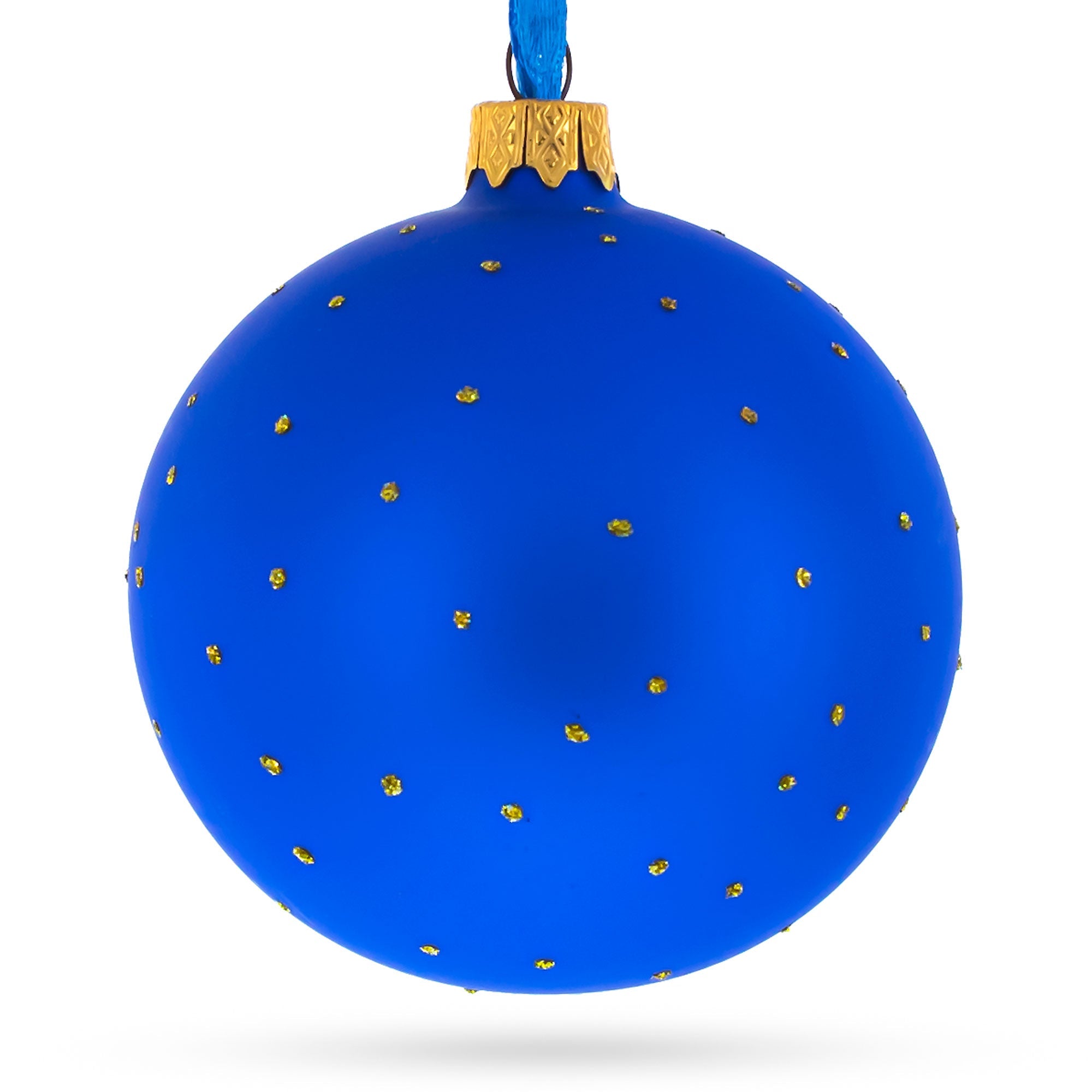 Photographer Holding Camera Glass Christmas Ornament 3.25 Inches