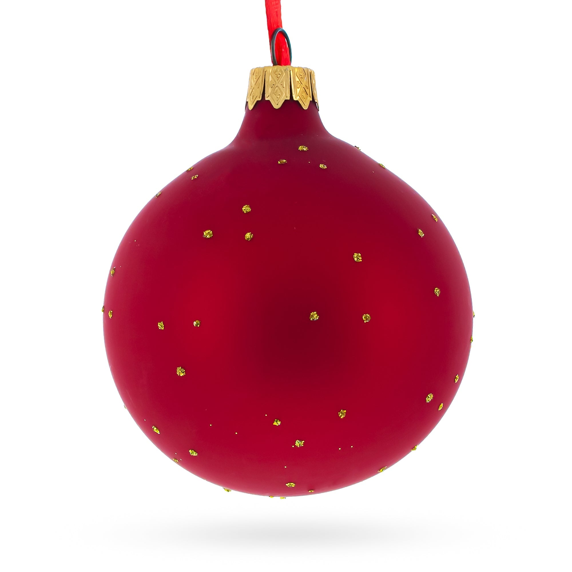 Boss Glass Ball Christmas Ornament 3.25 Inches