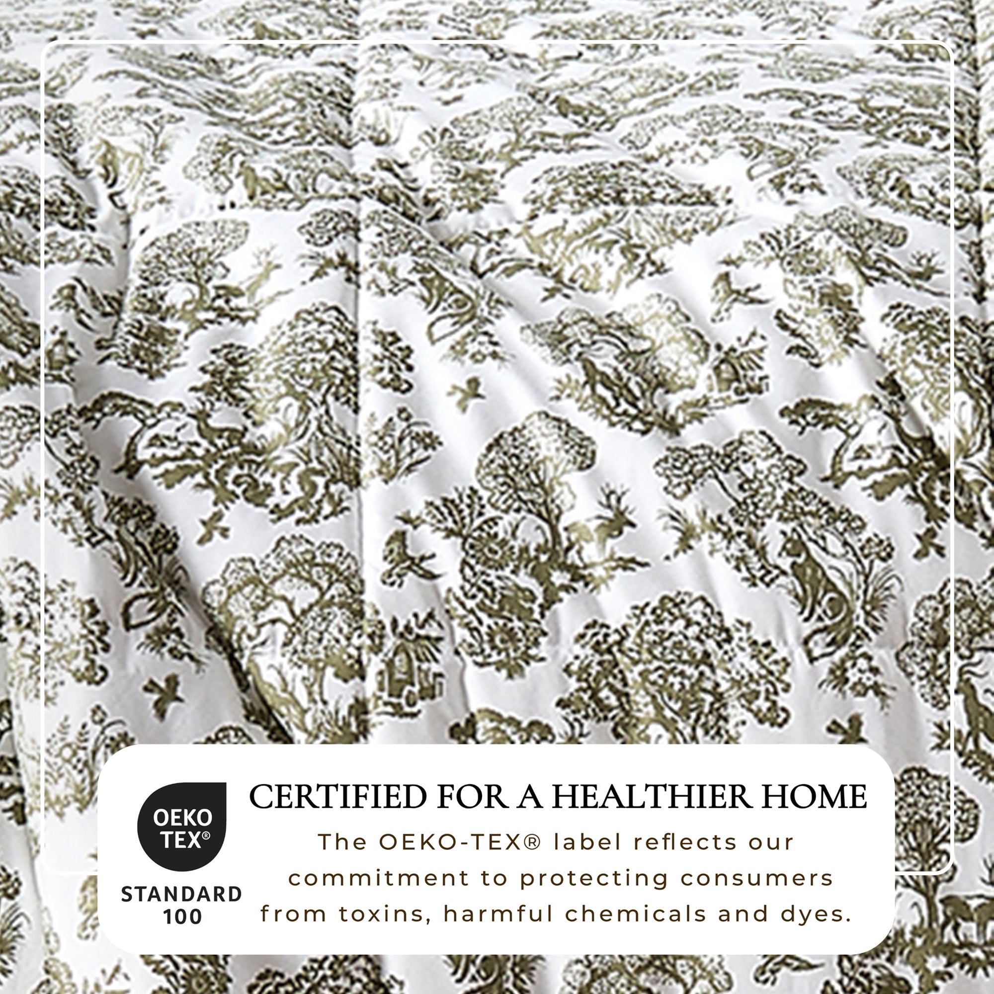 Reversible Christmas Comforter and Sham Set - Holiday / Lodge Odette Collection