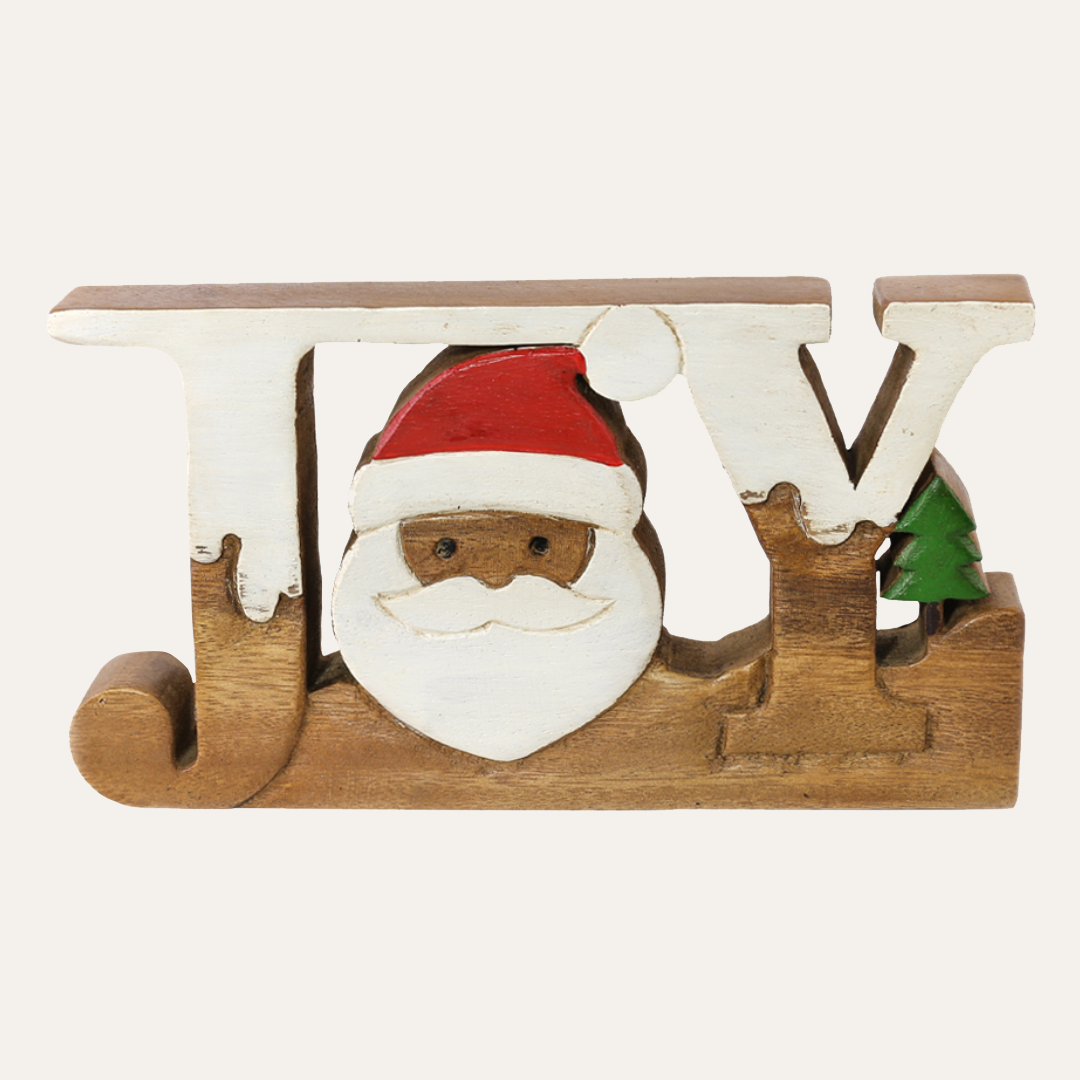 Pure Joy – Hand Carved Wooden Sculpture, Symbol of Happiness and Warmth