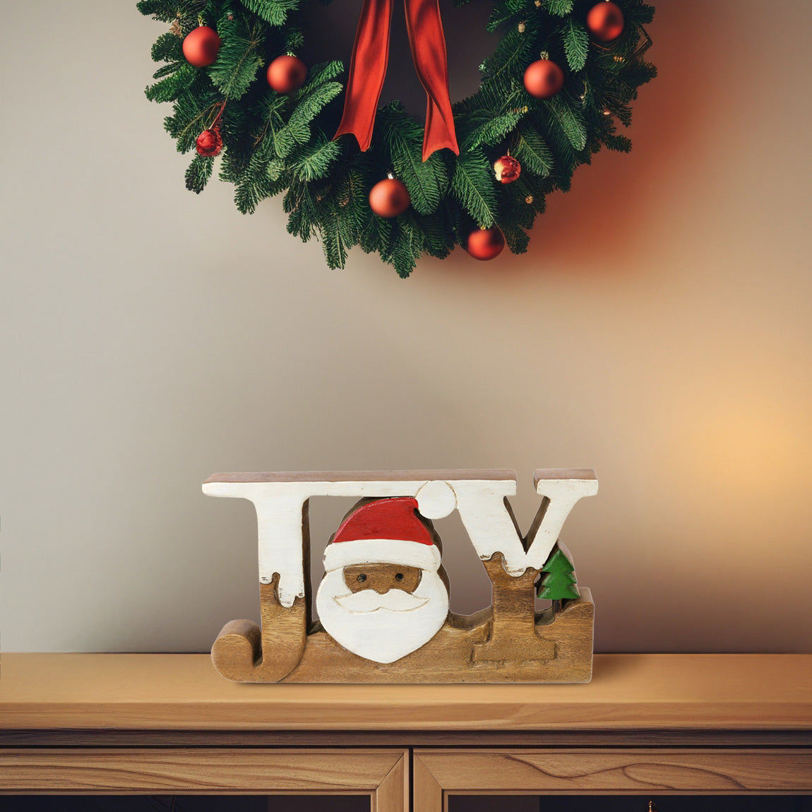 Pure Joy – Hand Carved Wooden Sculpture, Symbol of Happiness and Warmth