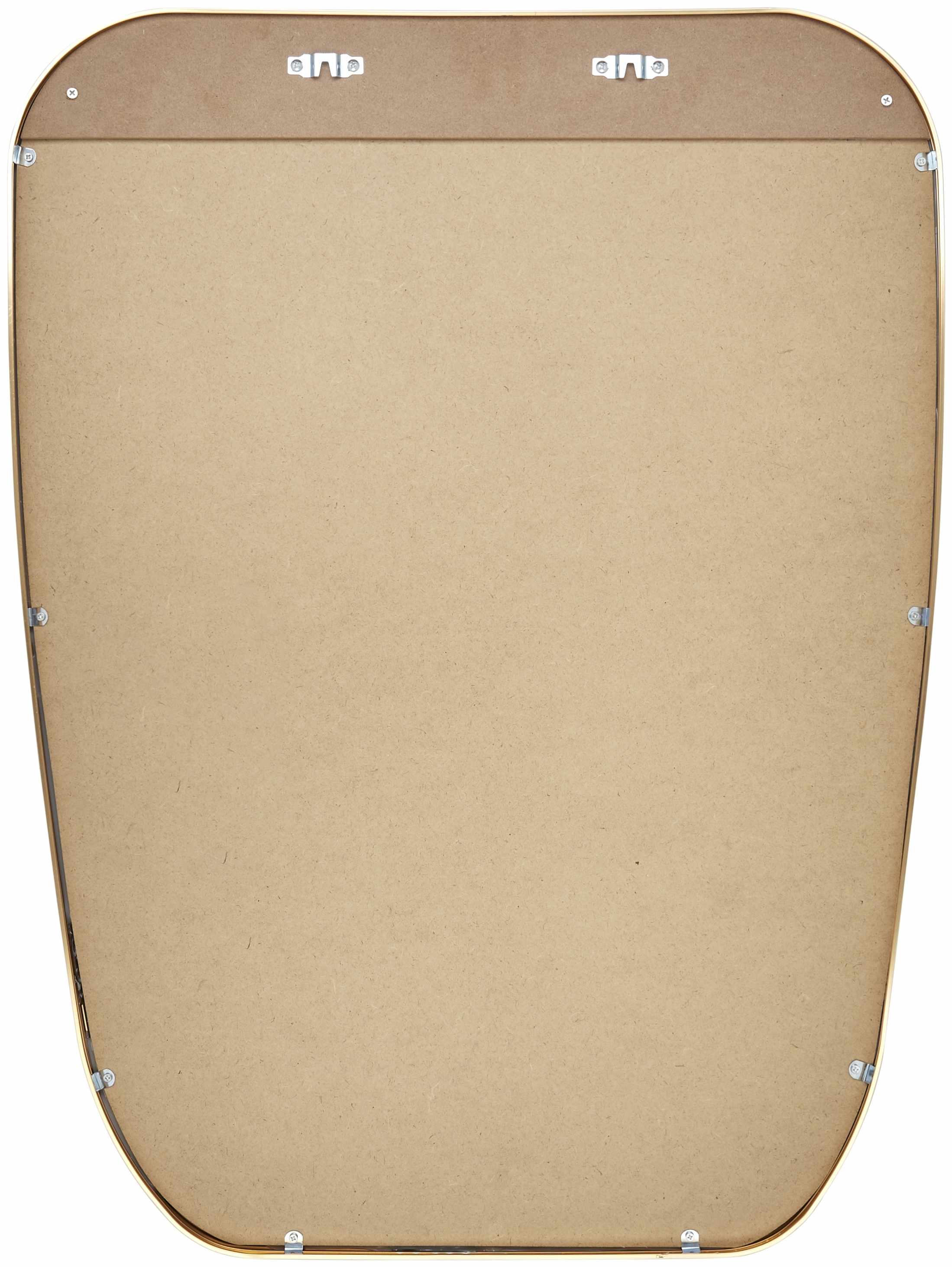 Orbassano Gold Frame Round Mirror