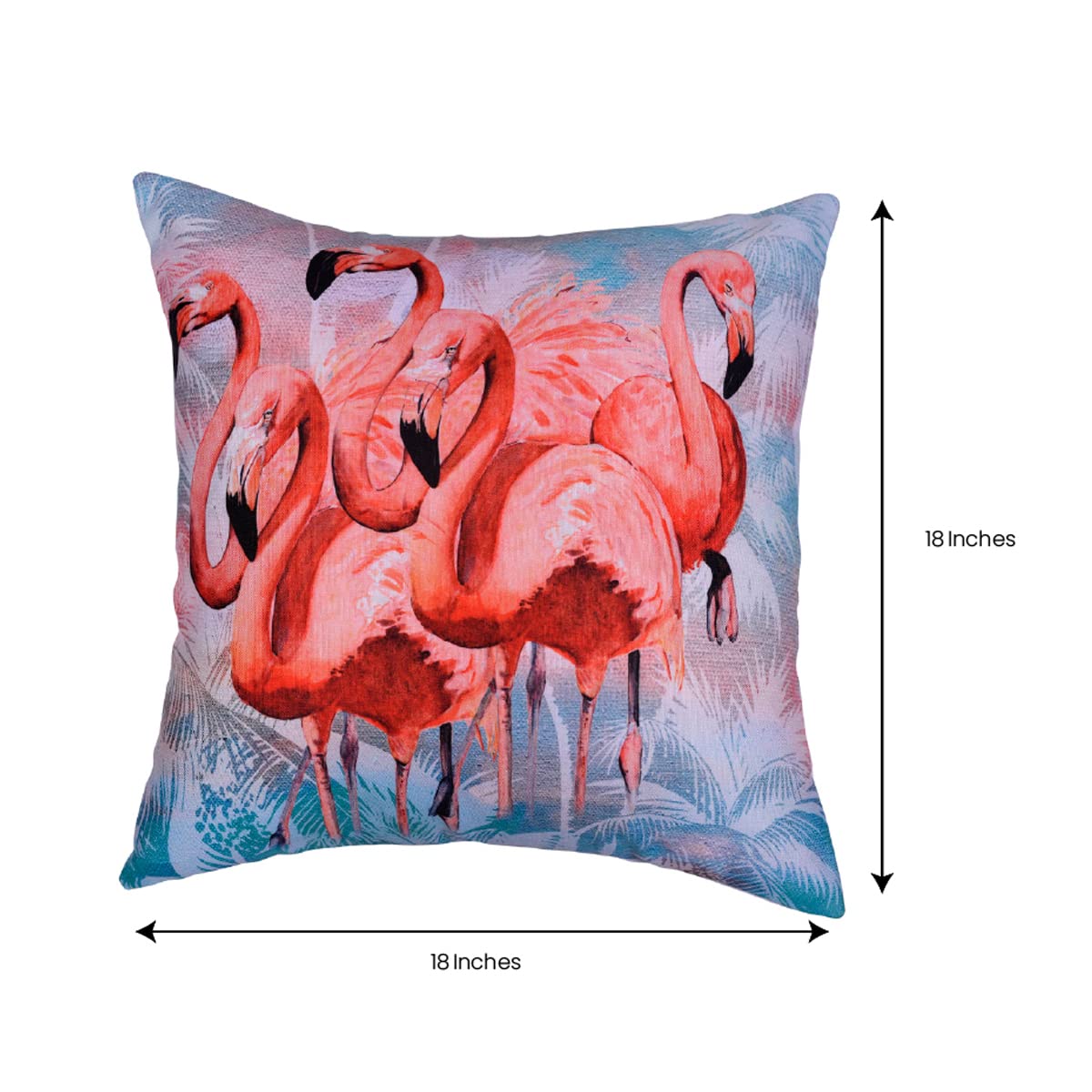 Flamingo Printed Design Throw Pillow Covers