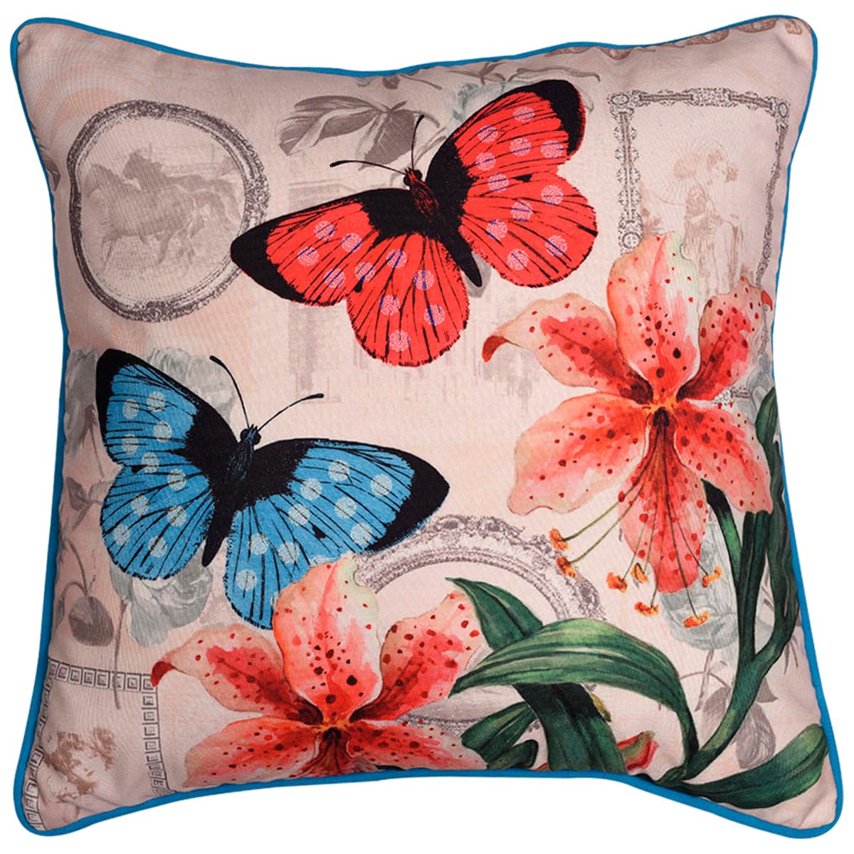 Butterflies Printed Design Throw Pillow Covers